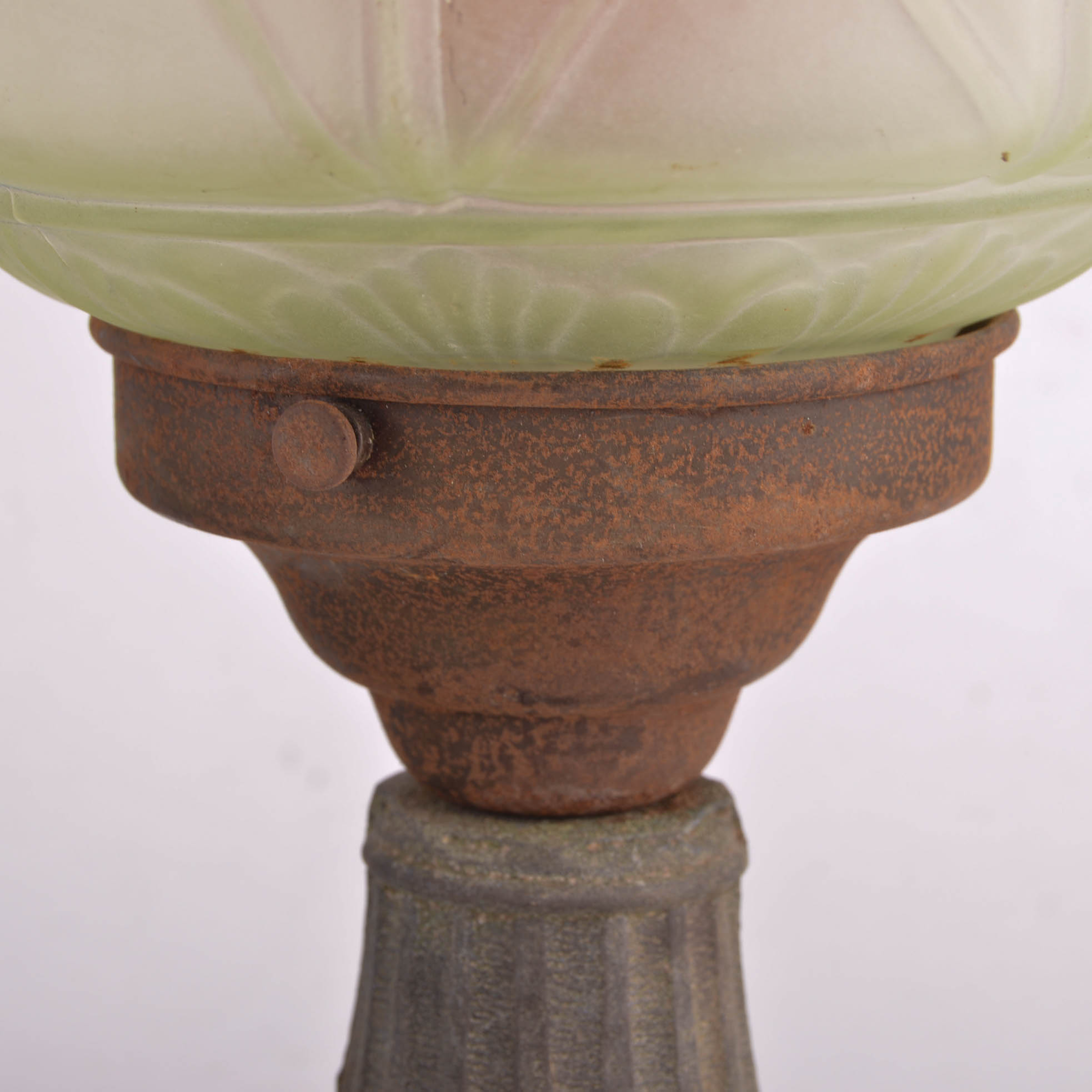 Vintage Cast Iron Elephant Lamp