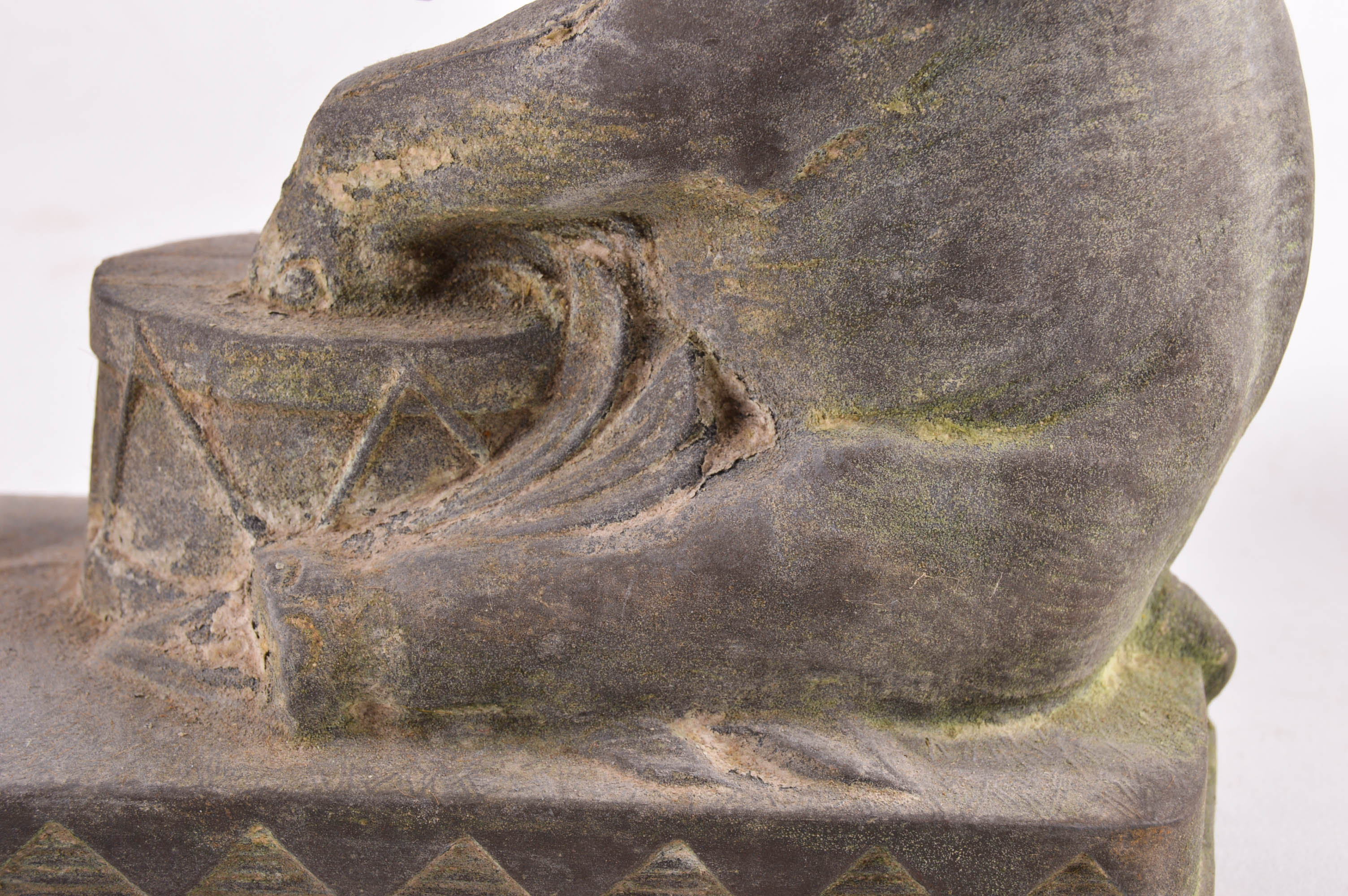 Vintage Cast Iron Elephant Lamp