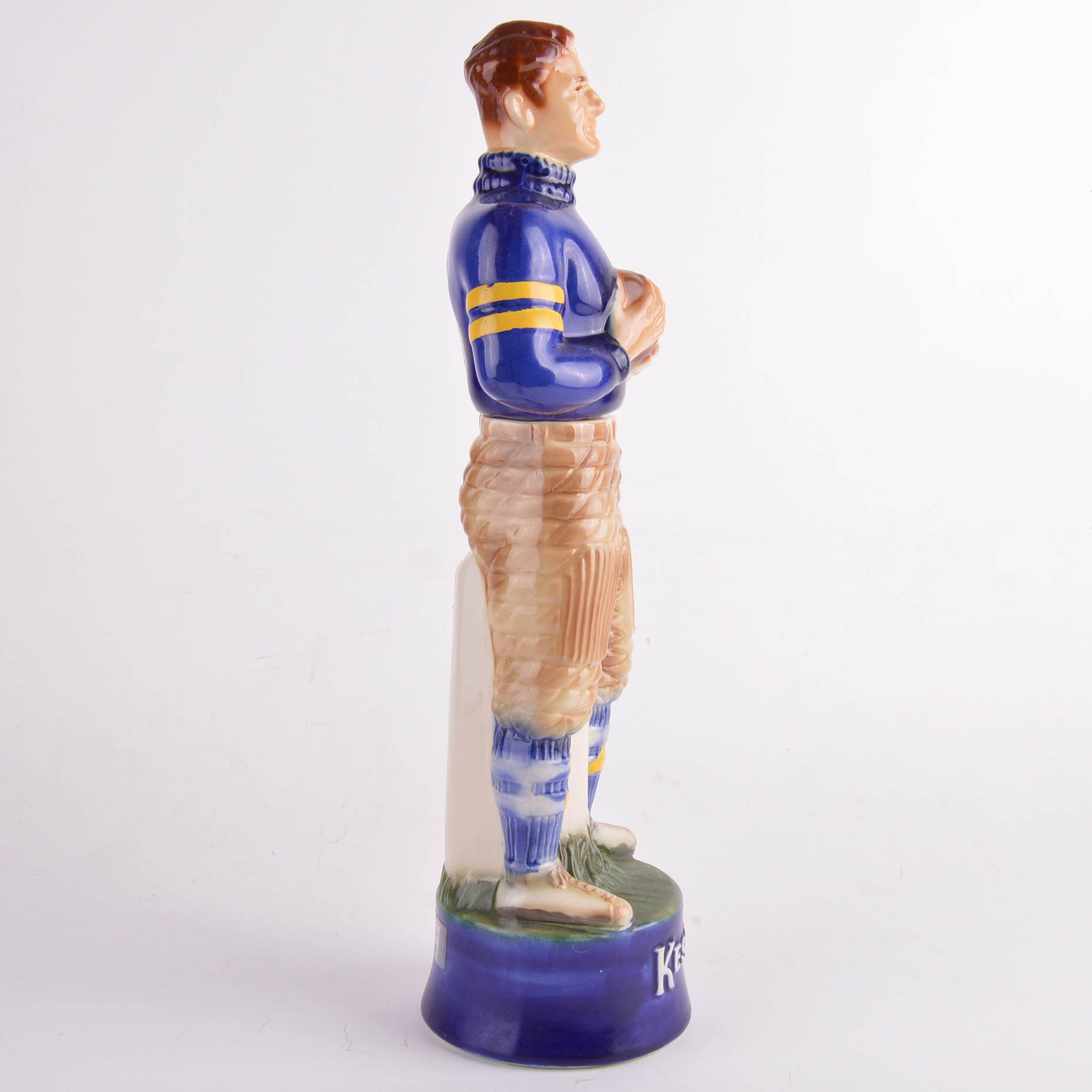 Kessler Whiskey "The Football Player" Ceramic Decanter