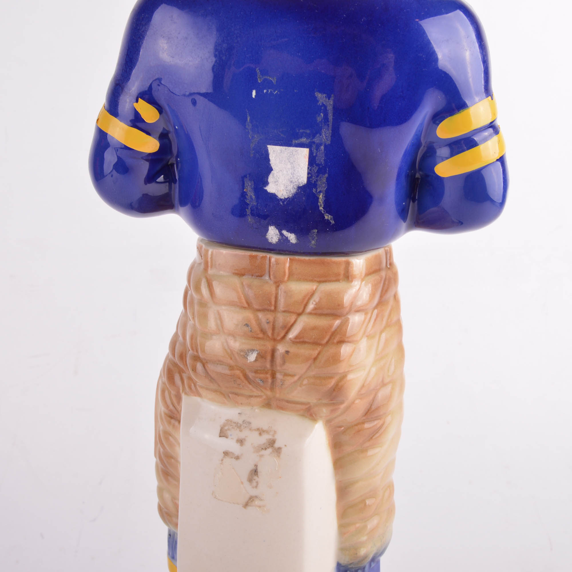 Kessler Whiskey "The Football Player" Ceramic Decanter