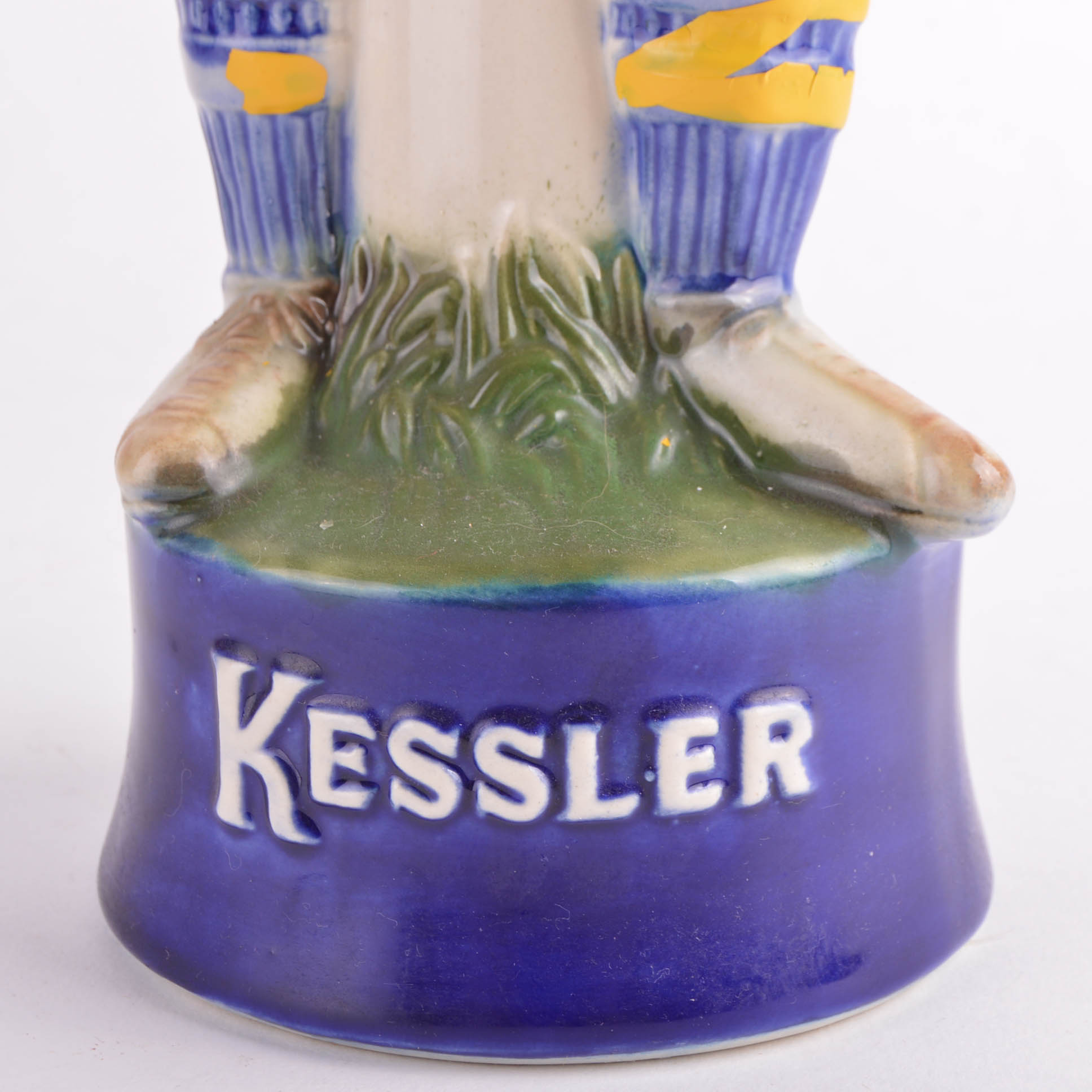 Kessler Whiskey "The Football Player" Ceramic Decanter