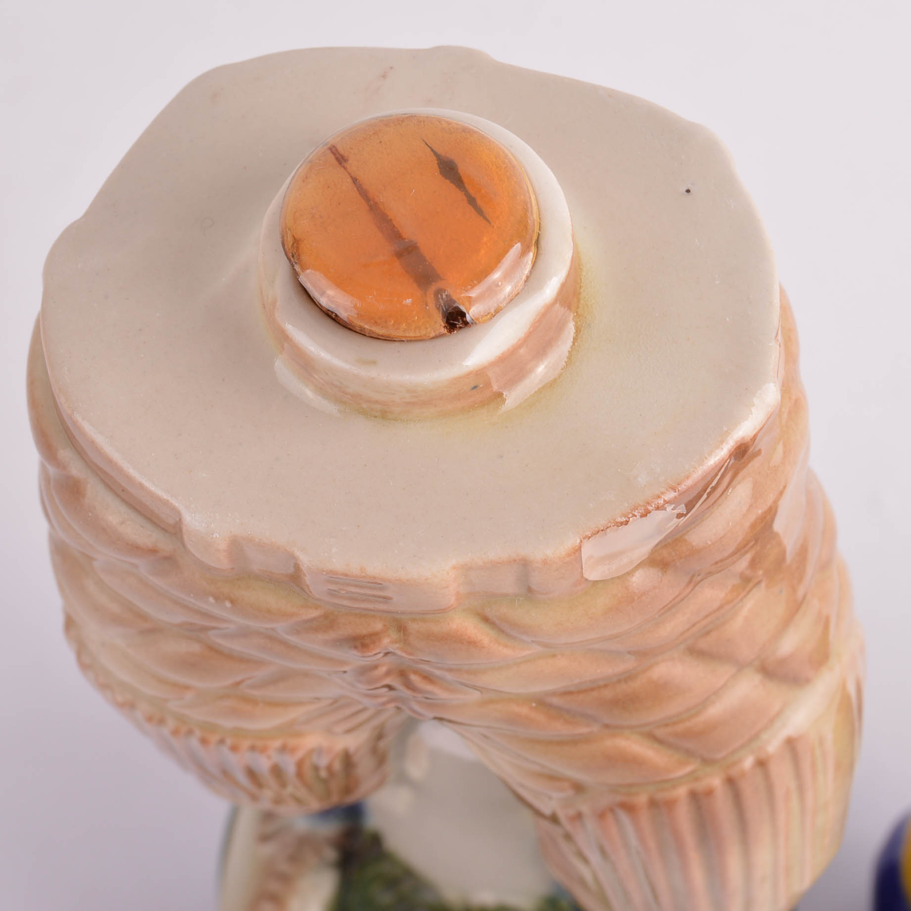 Kessler Whiskey "The Football Player" Ceramic Decanter