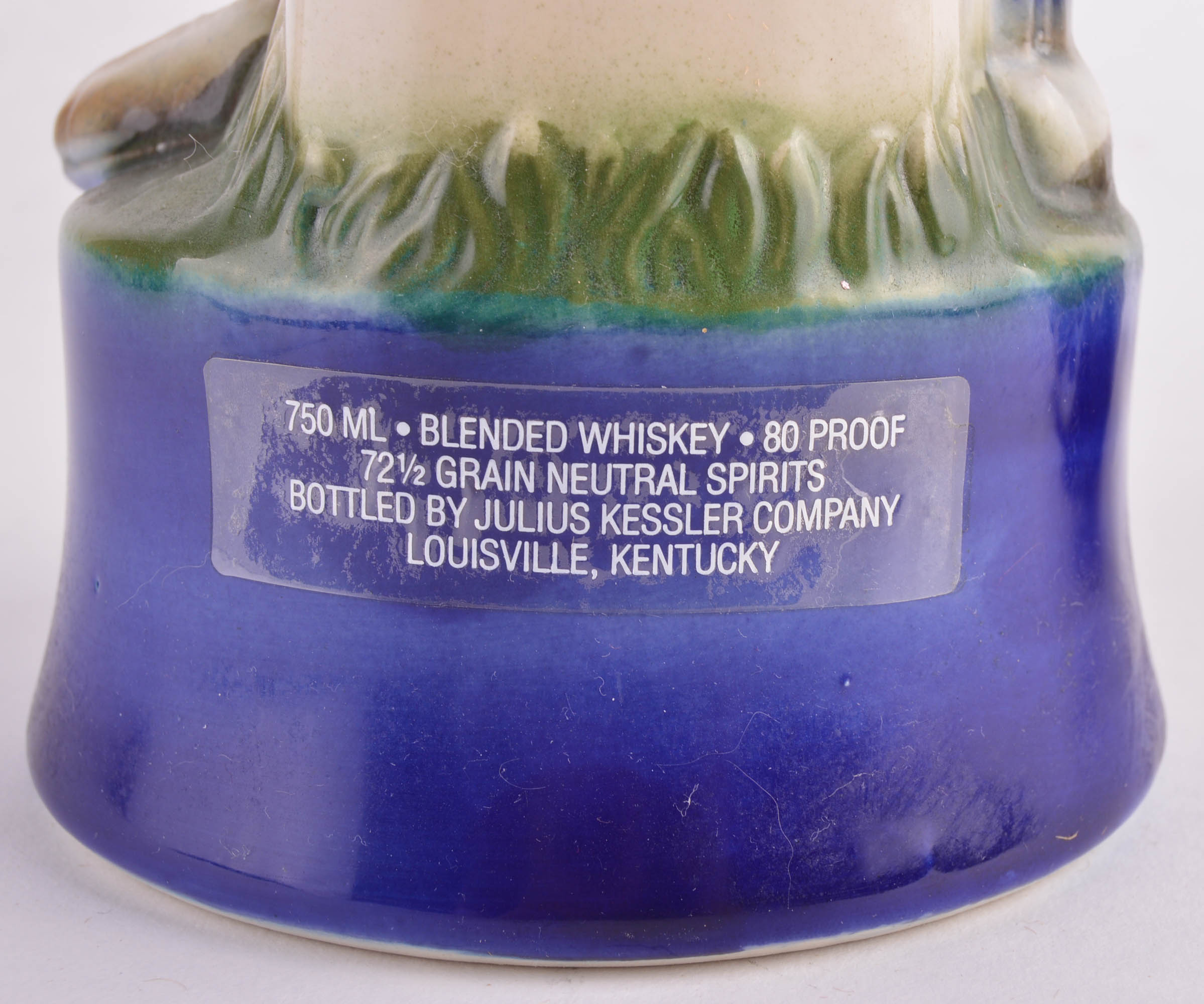 Kessler Whiskey "The Football Player" Ceramic Decanter