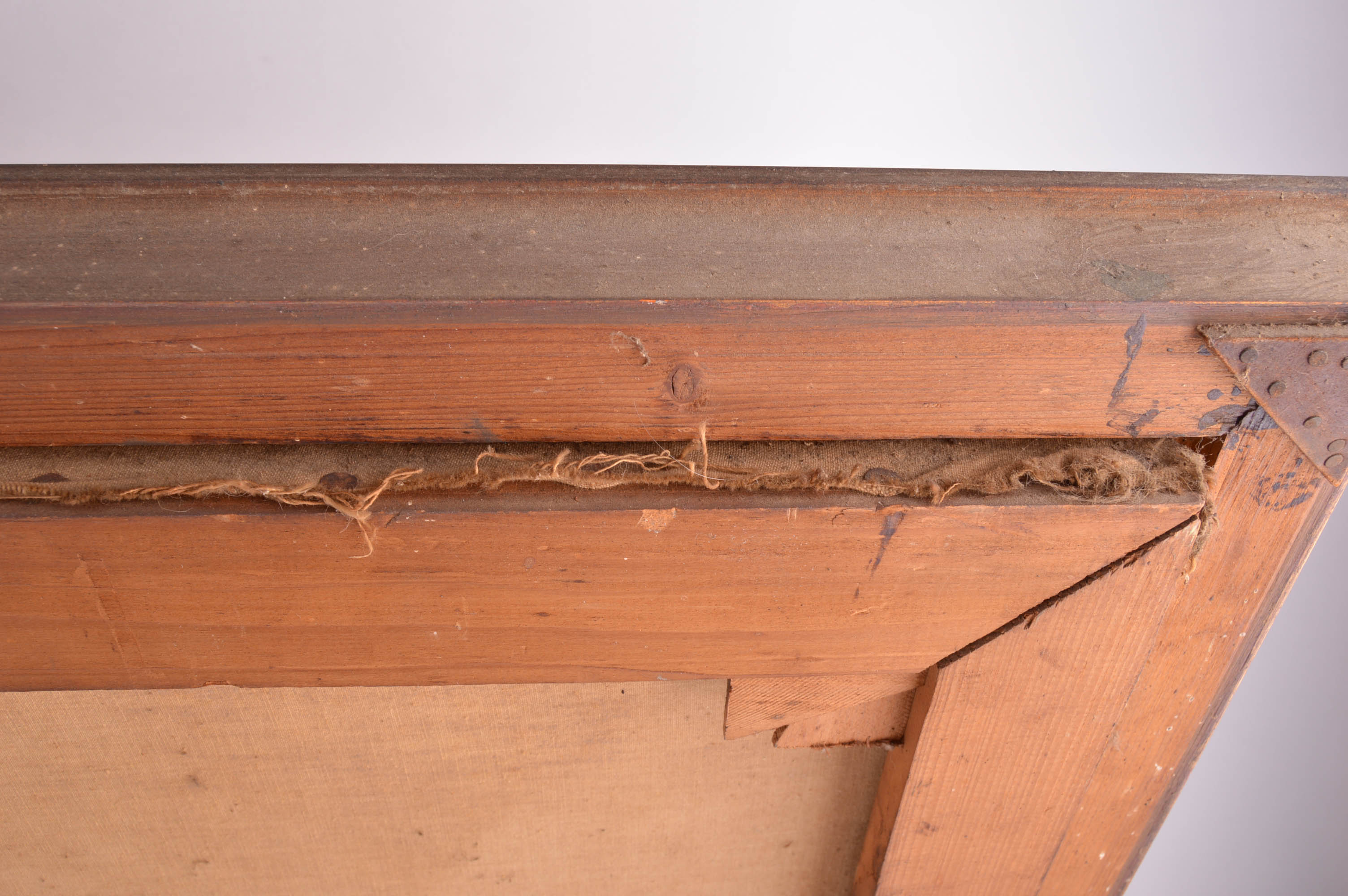 H. Schultz Oil on Canvas Mill Landscape