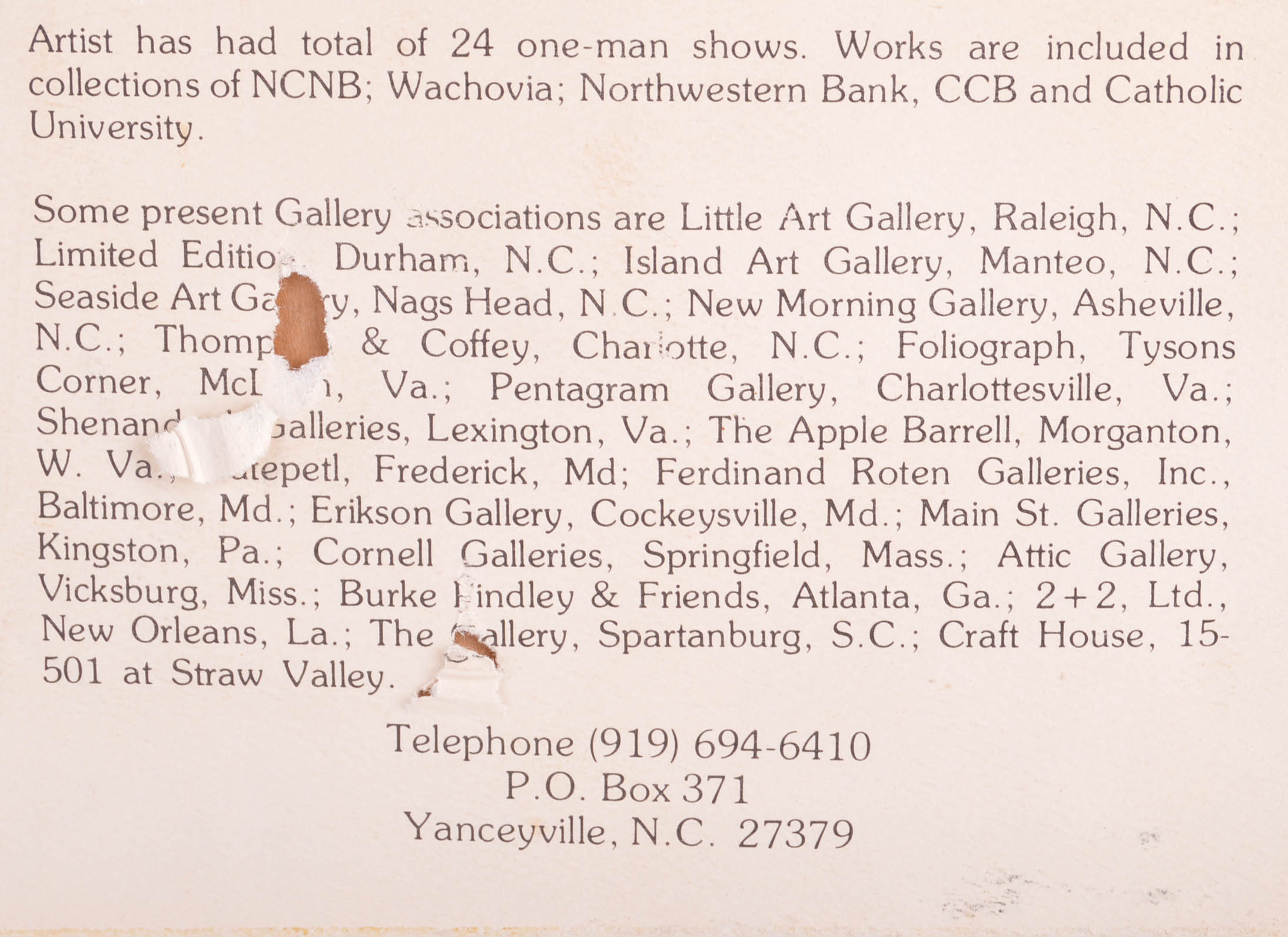 James A. Shell 'One Winter Remebered' Aquatint