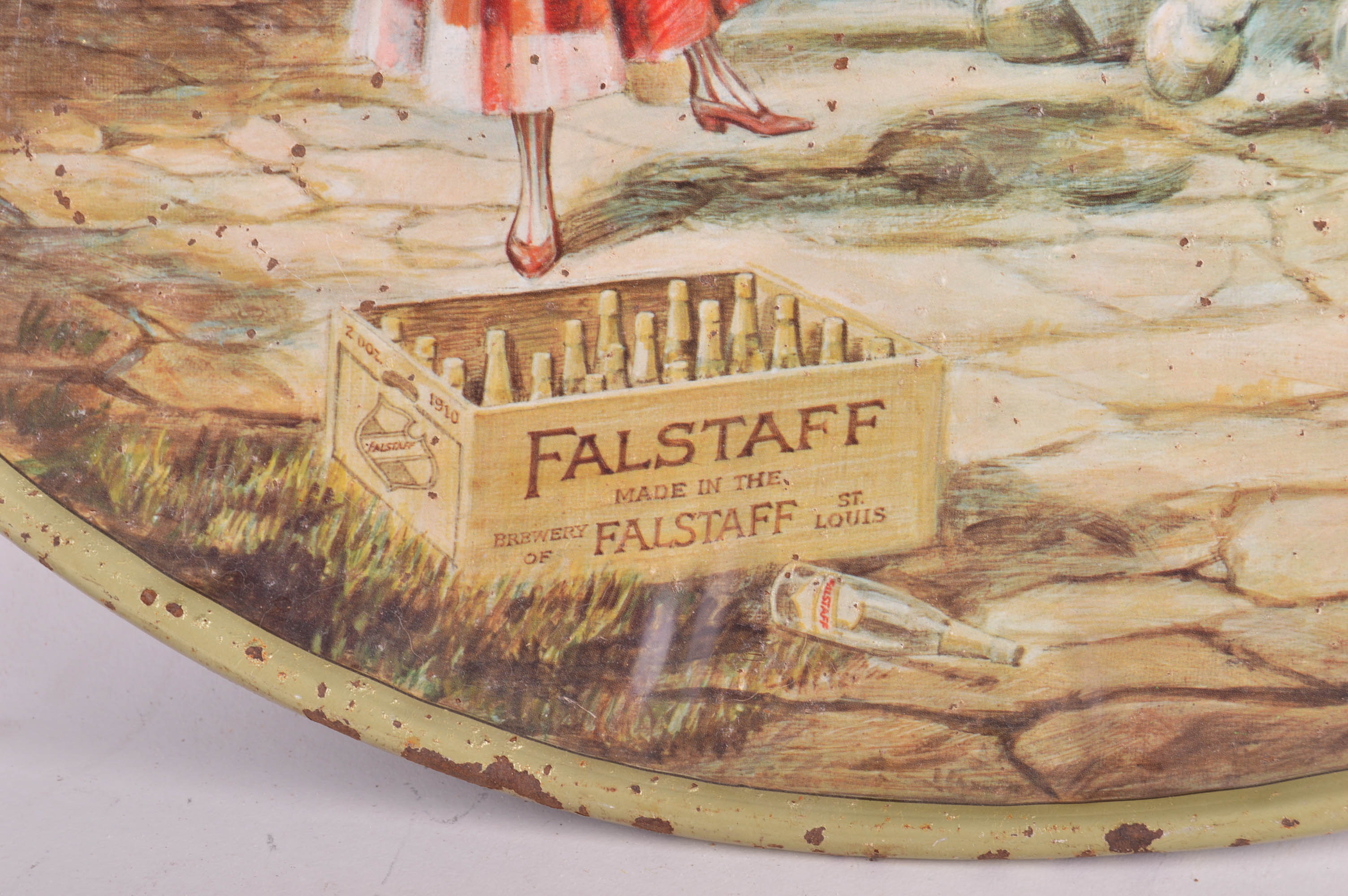 Falstaff Metal Beverage Tray