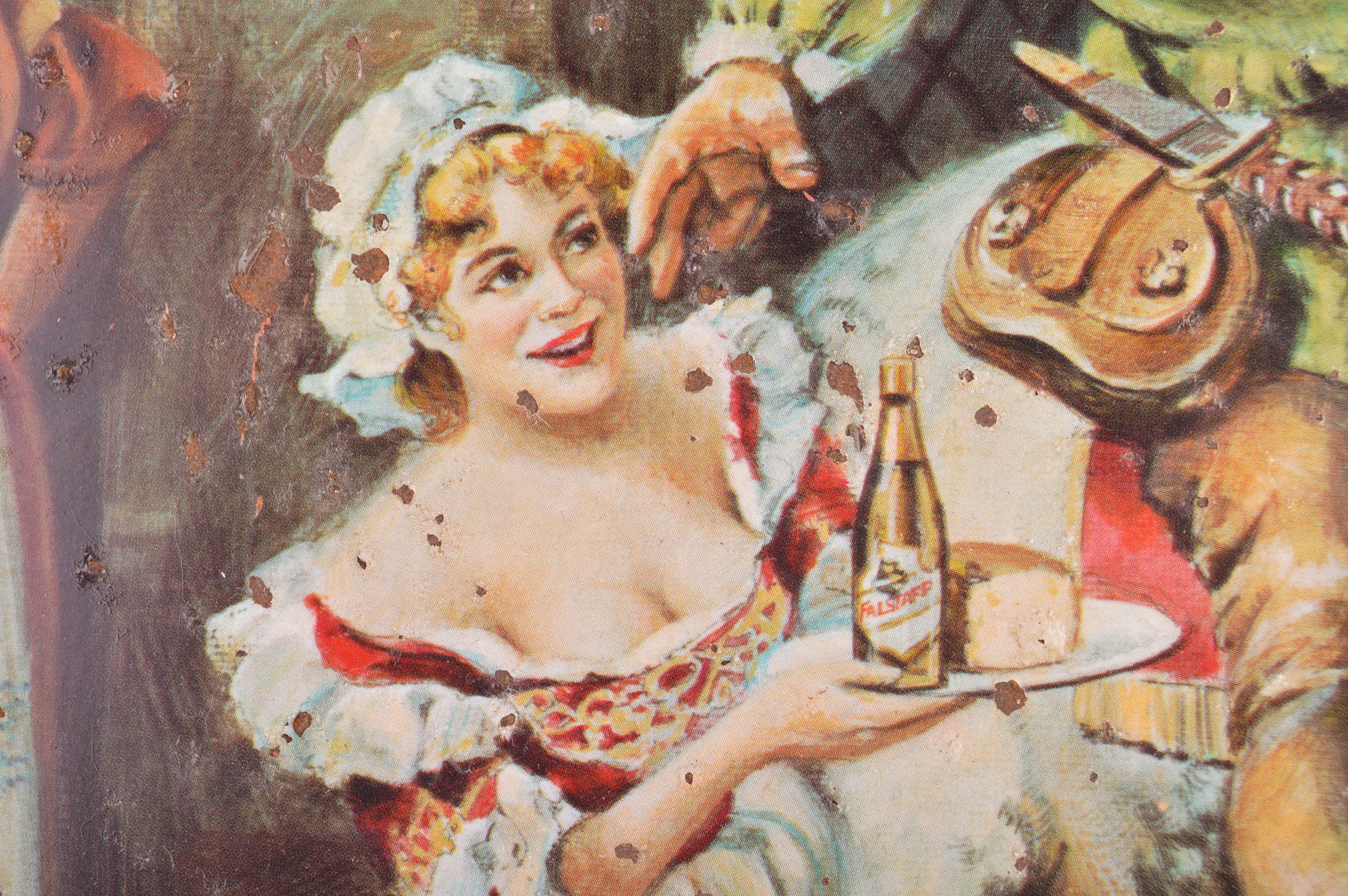 Falstaff Metal Beverage Tray