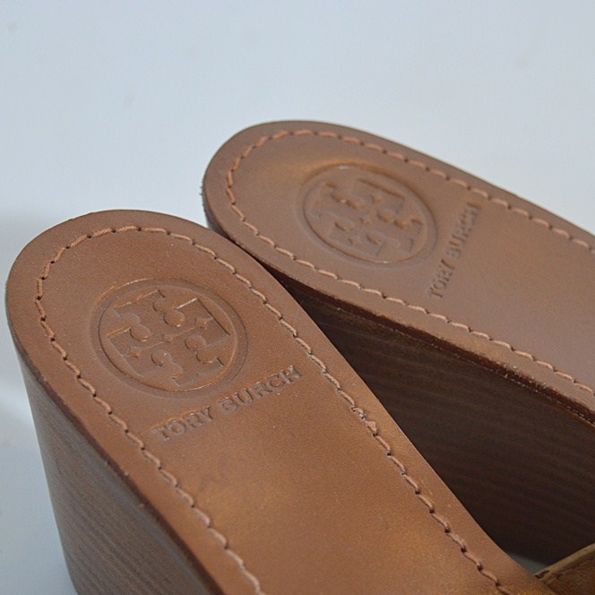 Two Pair of Ladies Sandals, One Tory Burch Platforms