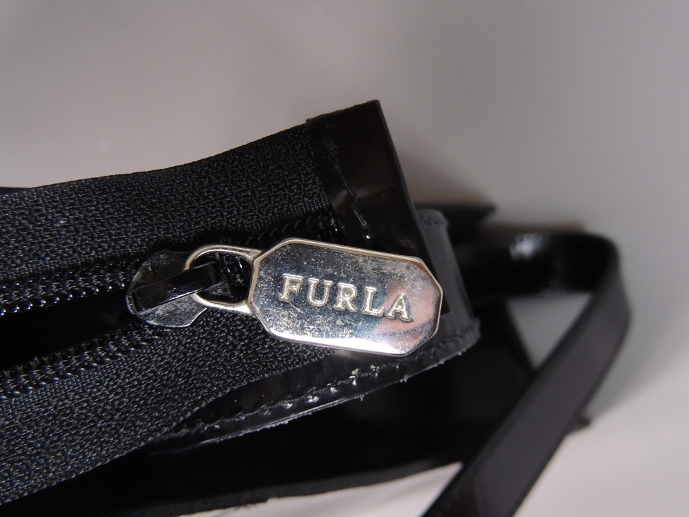 Furla Color Block Leather Handbag