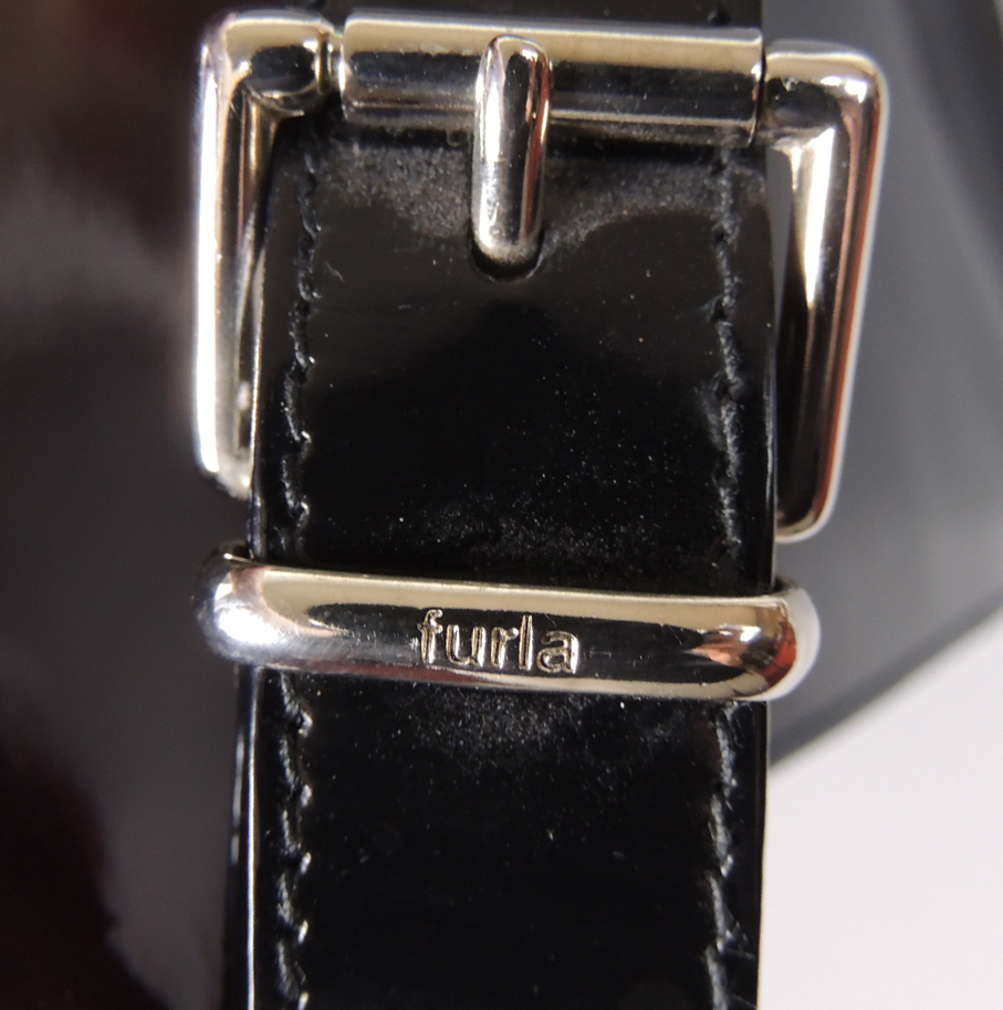 Furla Color Block Leather Handbag