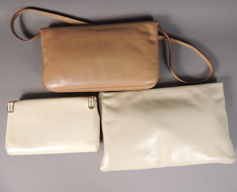 Trio of Leather Handbags