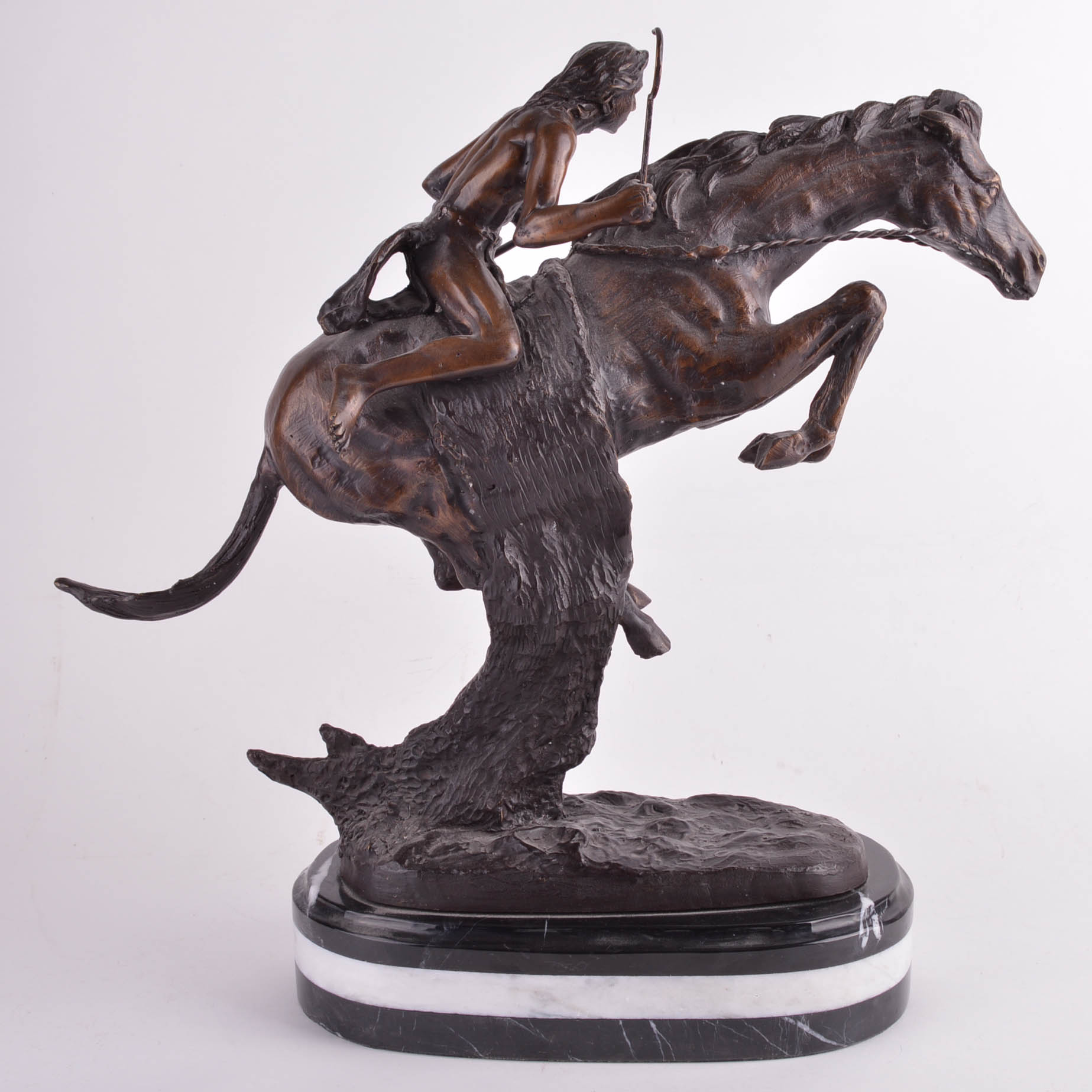"Cheyenne" Bronze Sculpture after Frederic Remington