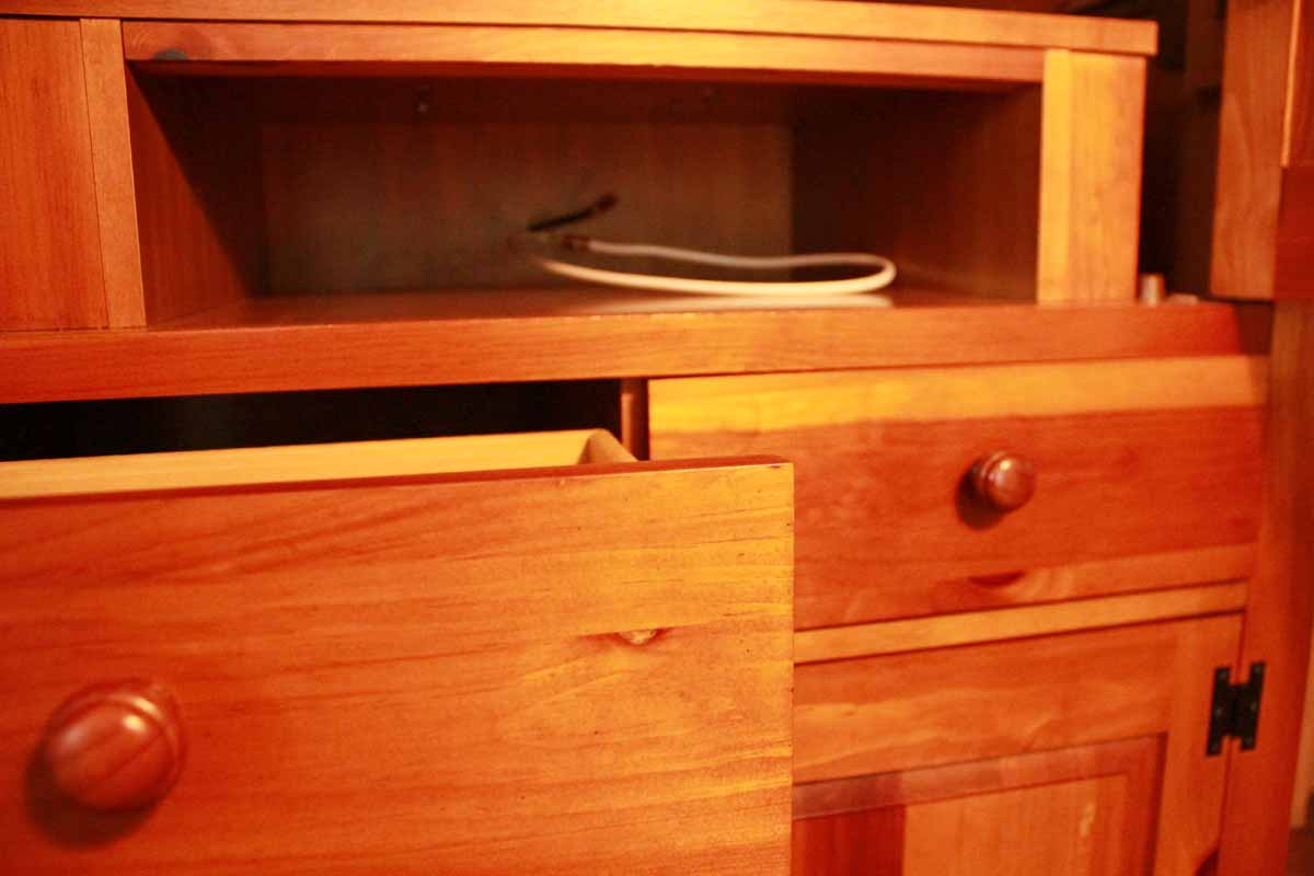 Broyhill Pine Shaker Style Entertainment Center