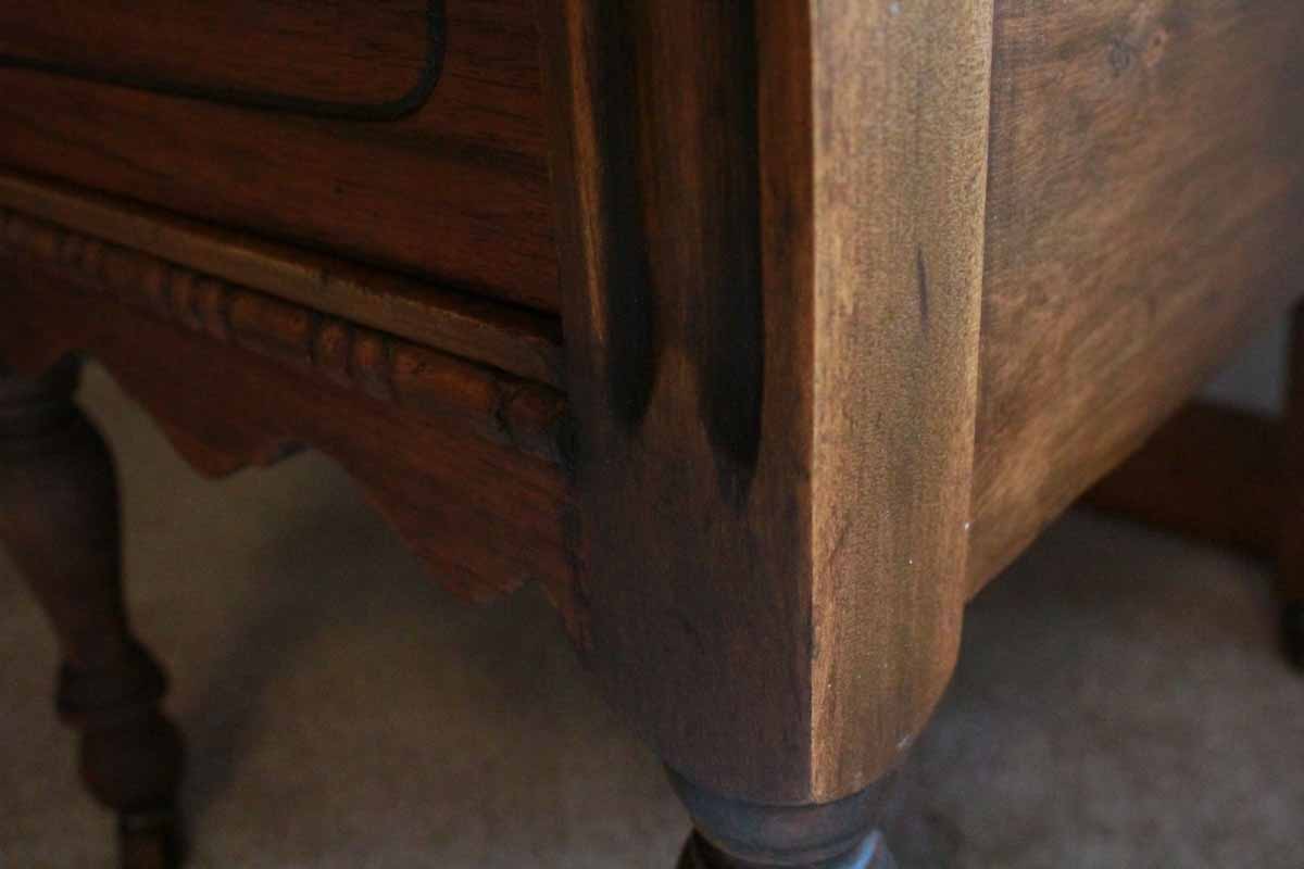Antique Victorian Walnut Sewing Chest
