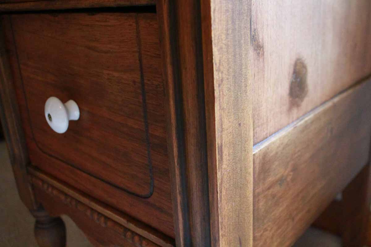 Antique Victorian Walnut Sewing Chest