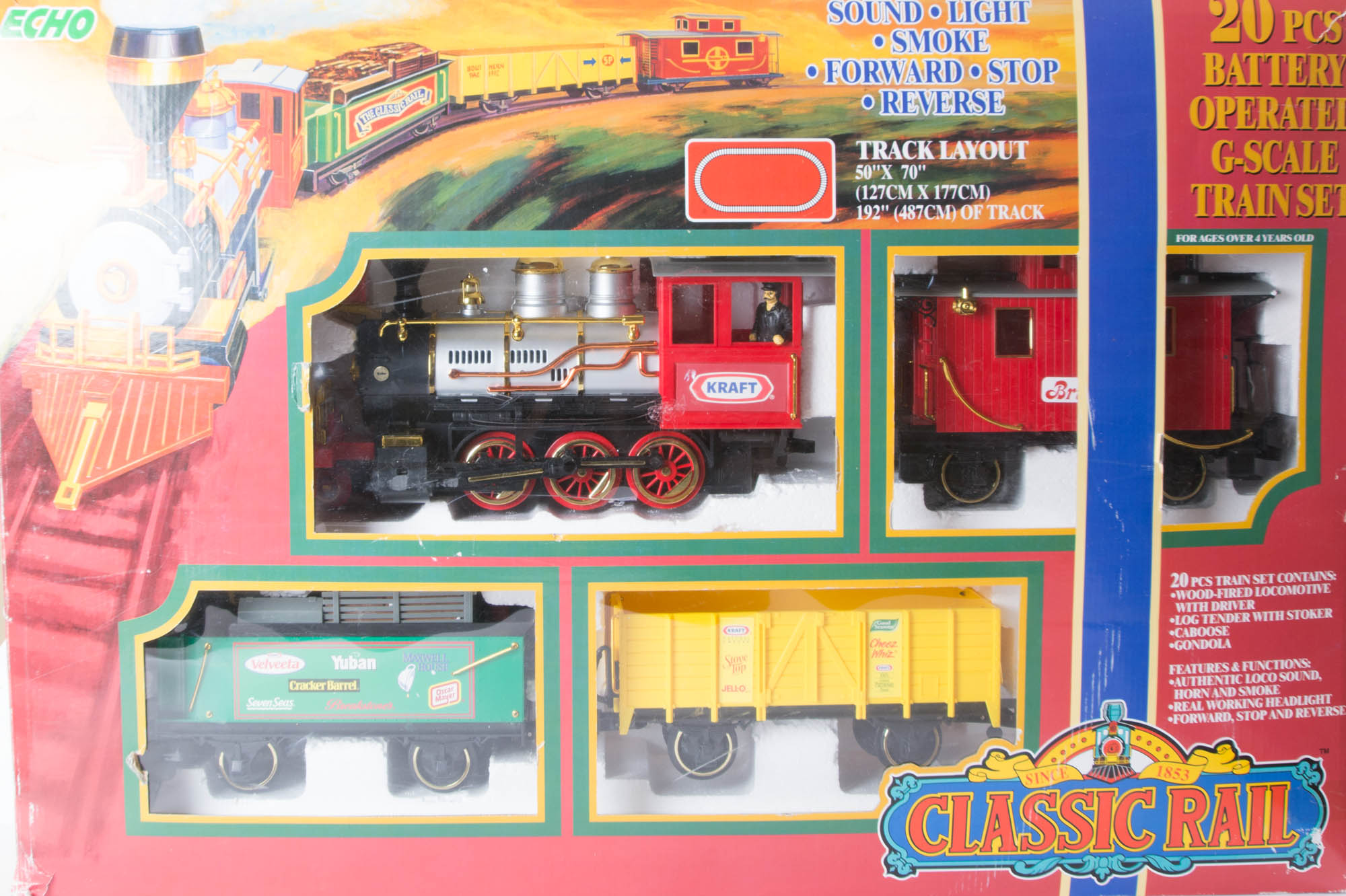 Echo Classic Rail Battery Operated Train Set