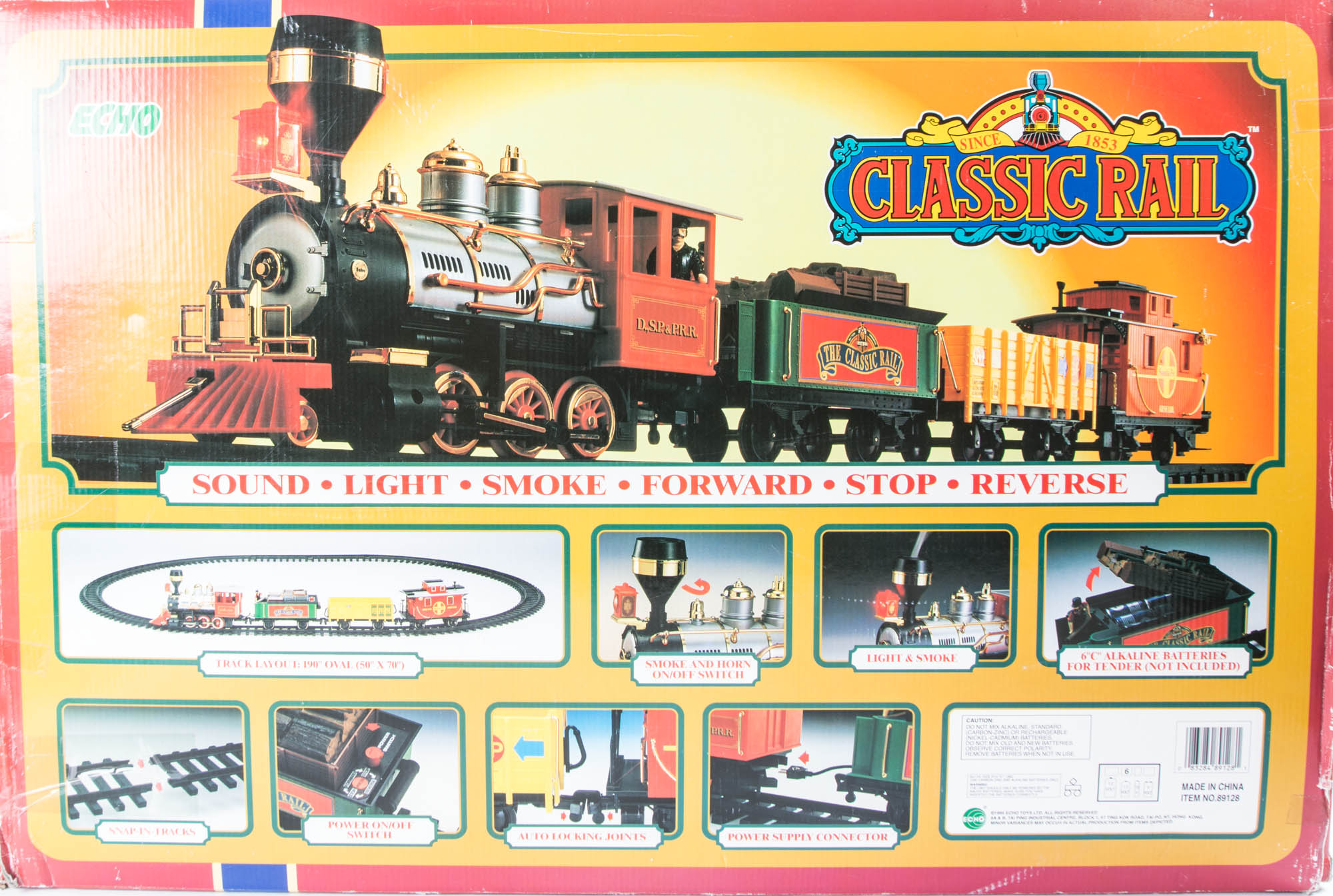 Echo Classic Rail Battery Operated Train Set