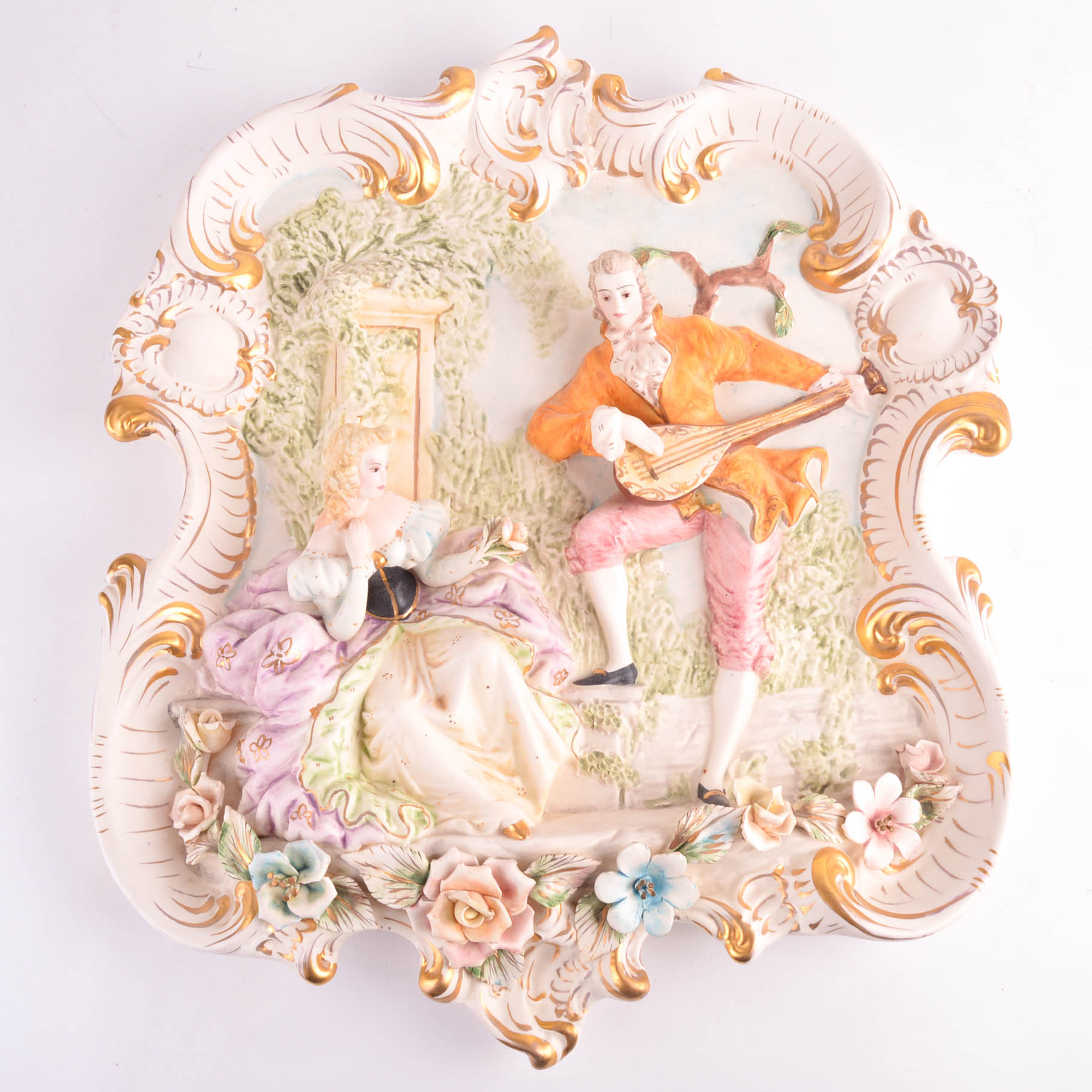 Rococo Style French Regency Relief Wall Hanging