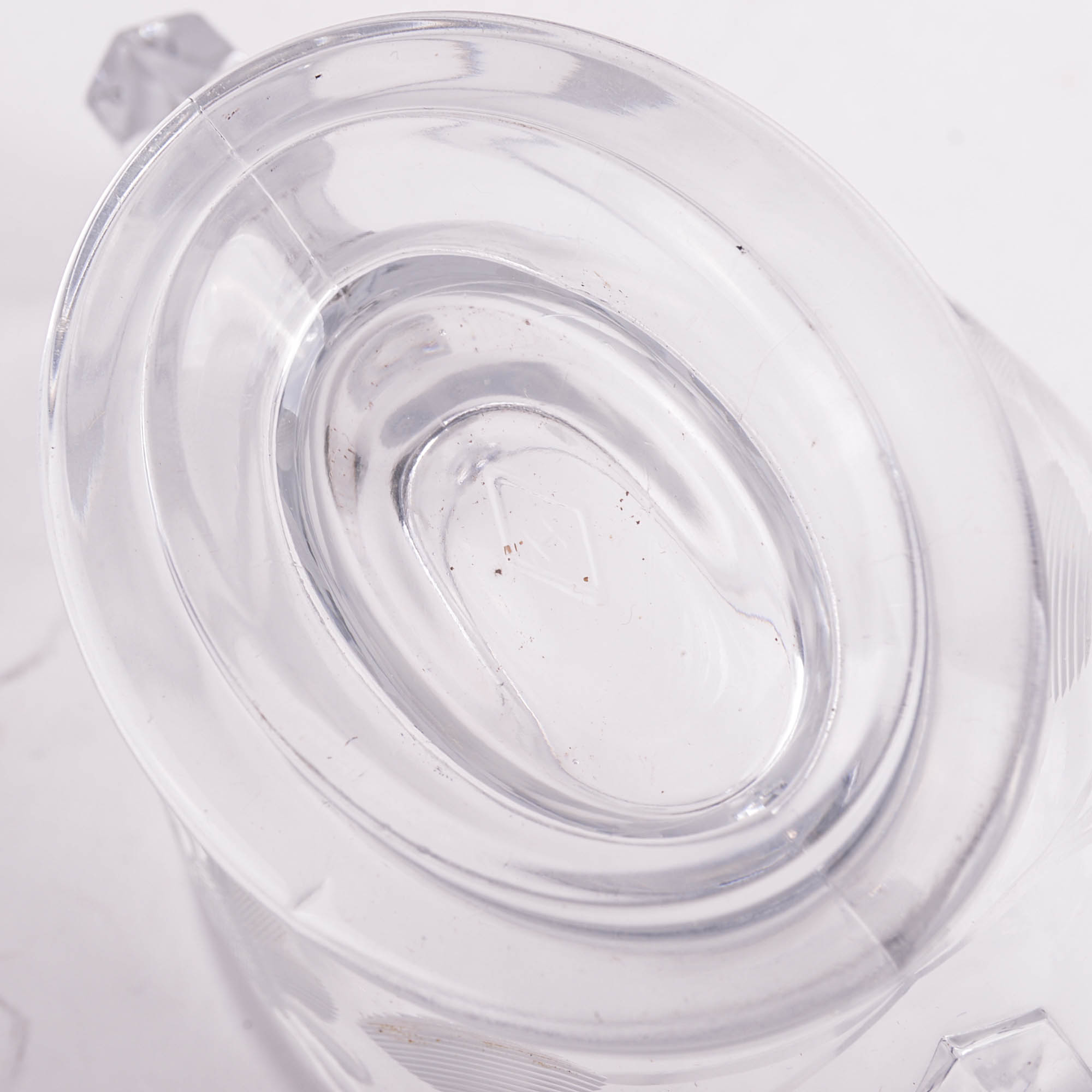 Pressed Etched Glass Servingware