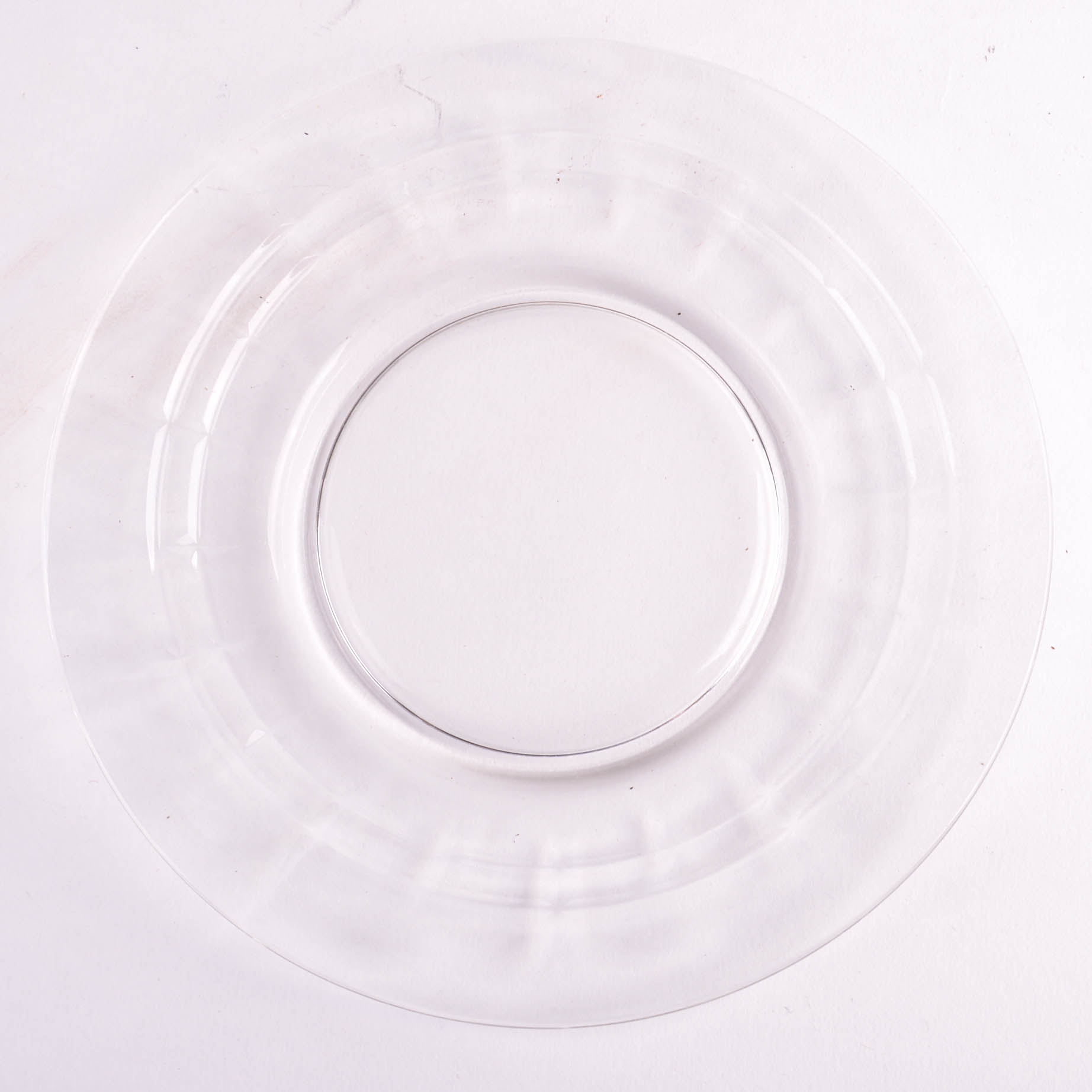 Pressed Etched Glass Servingware