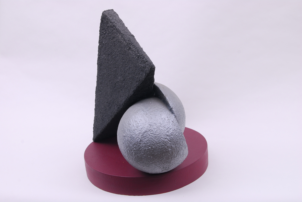 Rima Schulkind "Split Sphere" Geometric Foam Sculpture