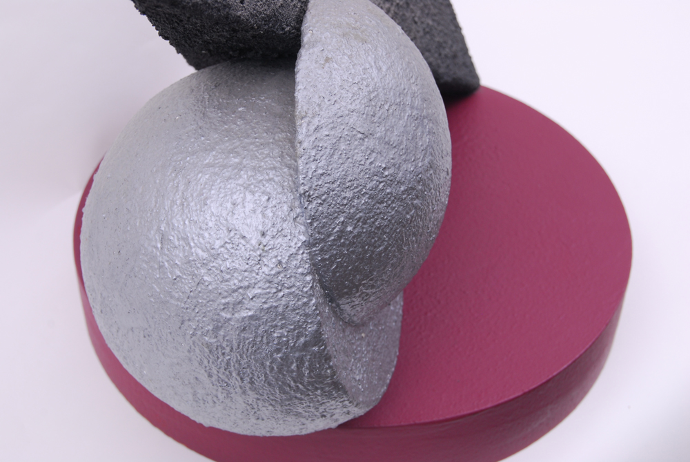 Rima Schulkind "Split Sphere" Geometric Foam Sculpture
