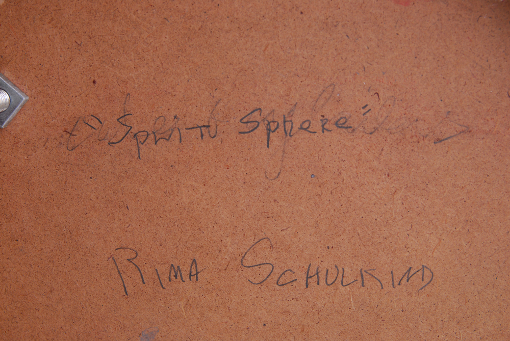 Rima Schulkind "Split Sphere" Geometric Foam Sculpture