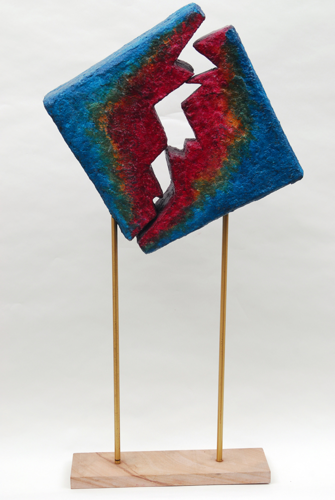Rima Schulkind Two Piece Rainbow Foam Sculpture