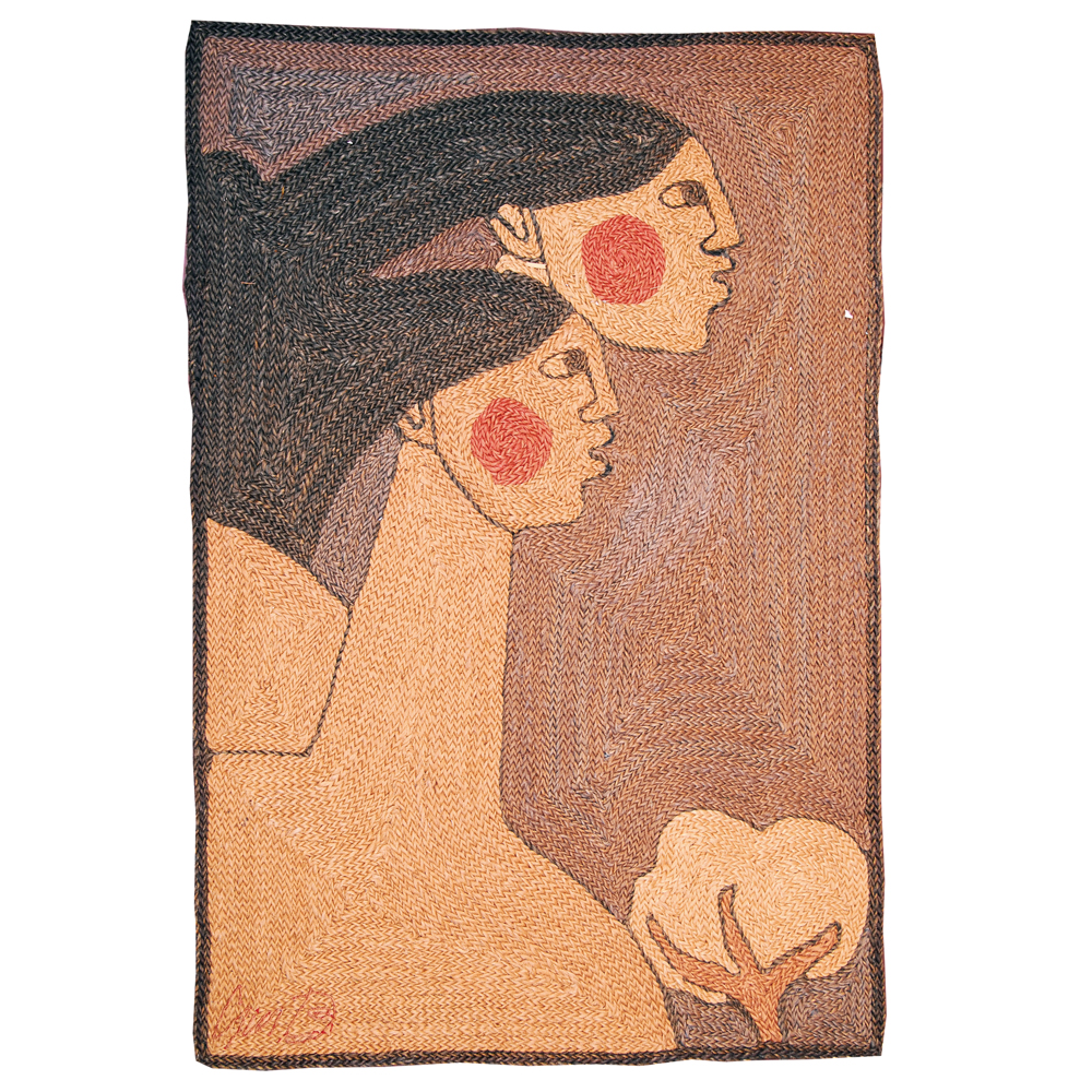 Contemporary Handwoven Accent Rug