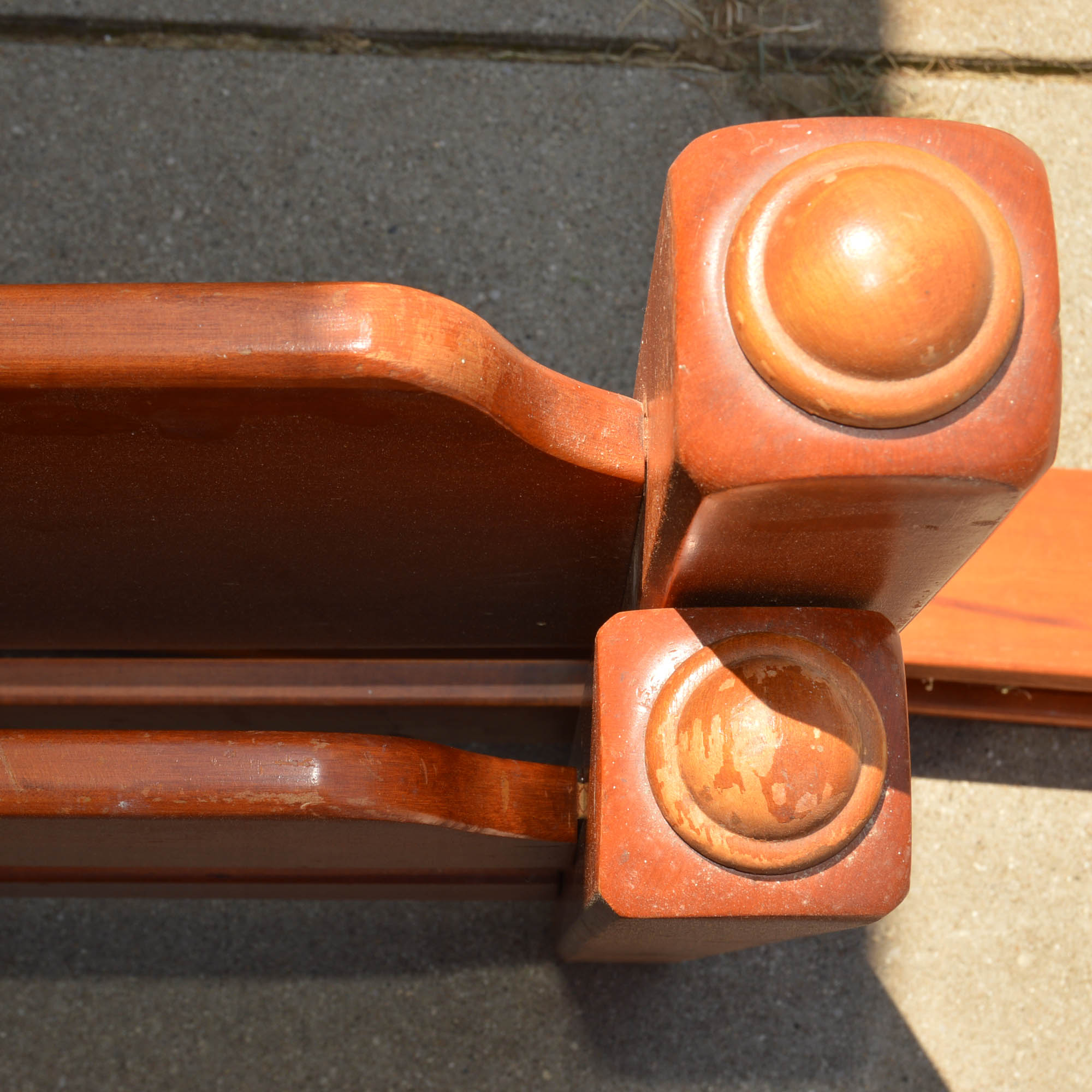 Pair of Red Maple Twin Bed Frames