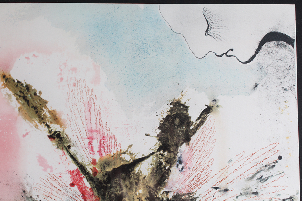 Hand Toned Lithograph of "Noe Qui Primus Plantavit" by Salvador Dali