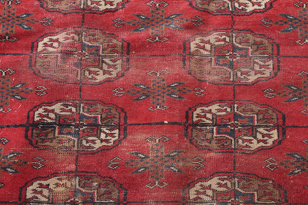 Large Hand Loomed Wool Turkomen Bokhara Rug