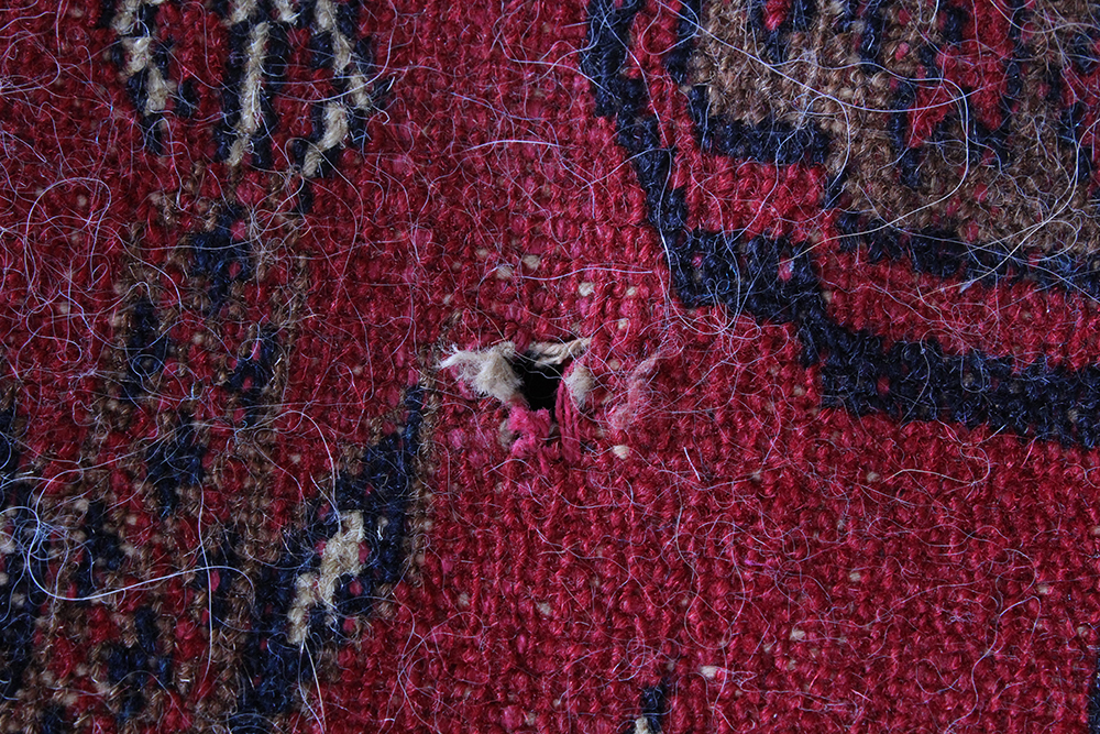 Large Hand Loomed Wool Turkomen Bokhara Rug