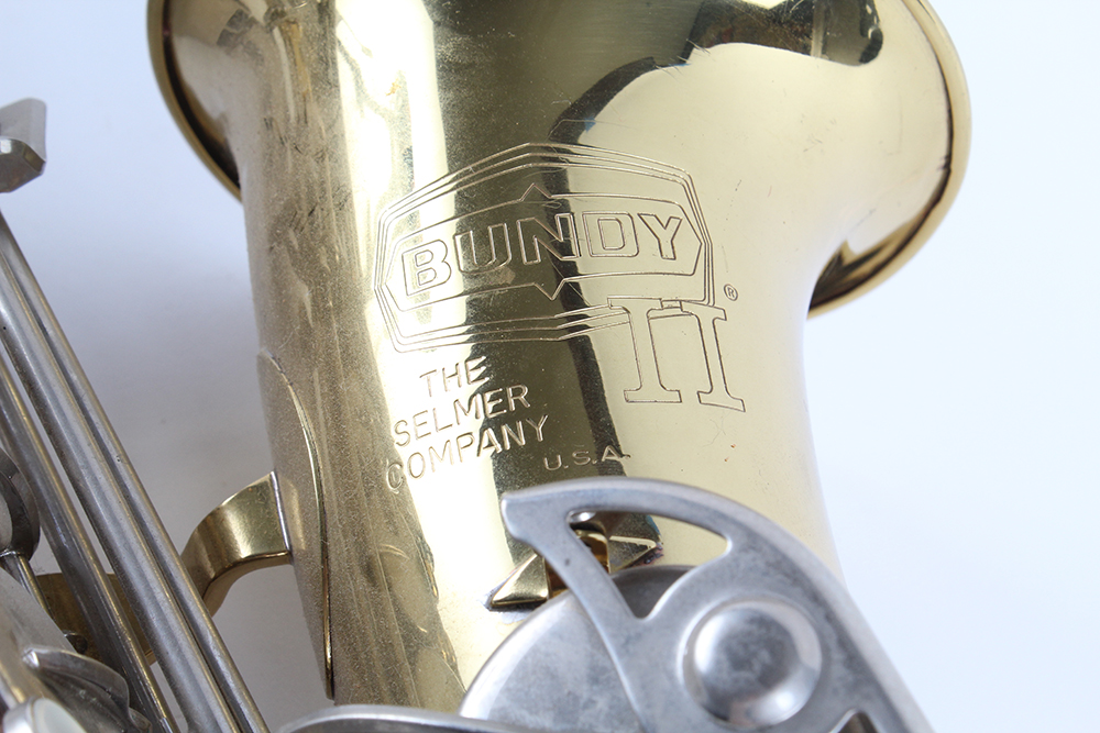 Selmer Company Bundy II Alto Saxophone with Stands