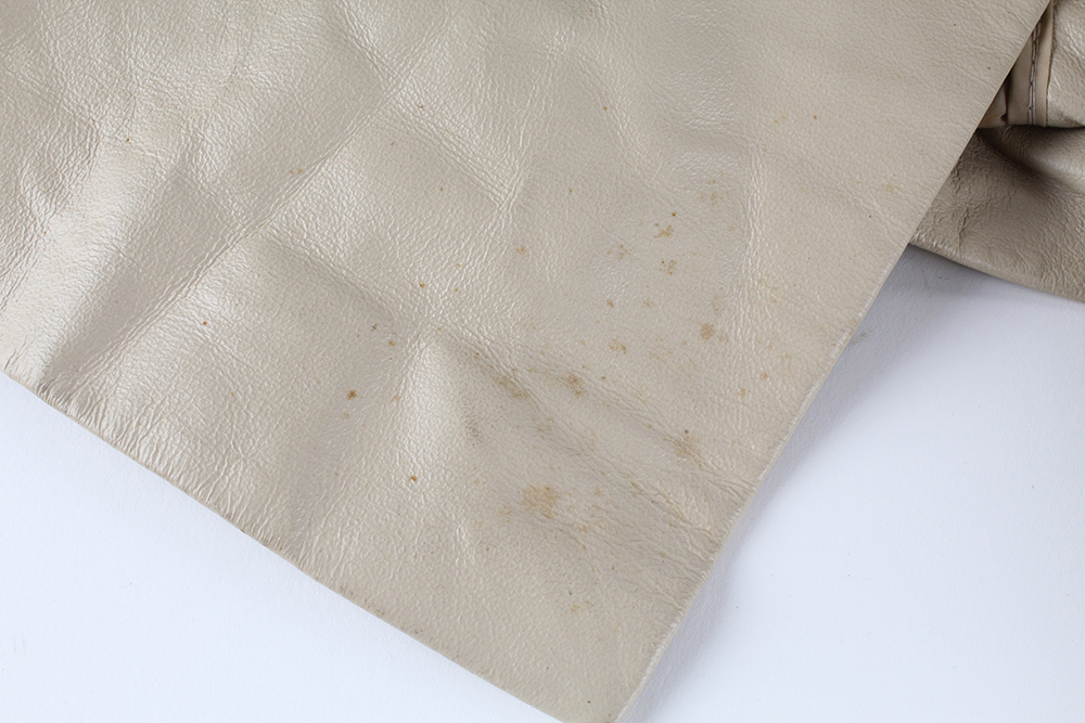 Sergio Vadducci Beige Leather Jacket