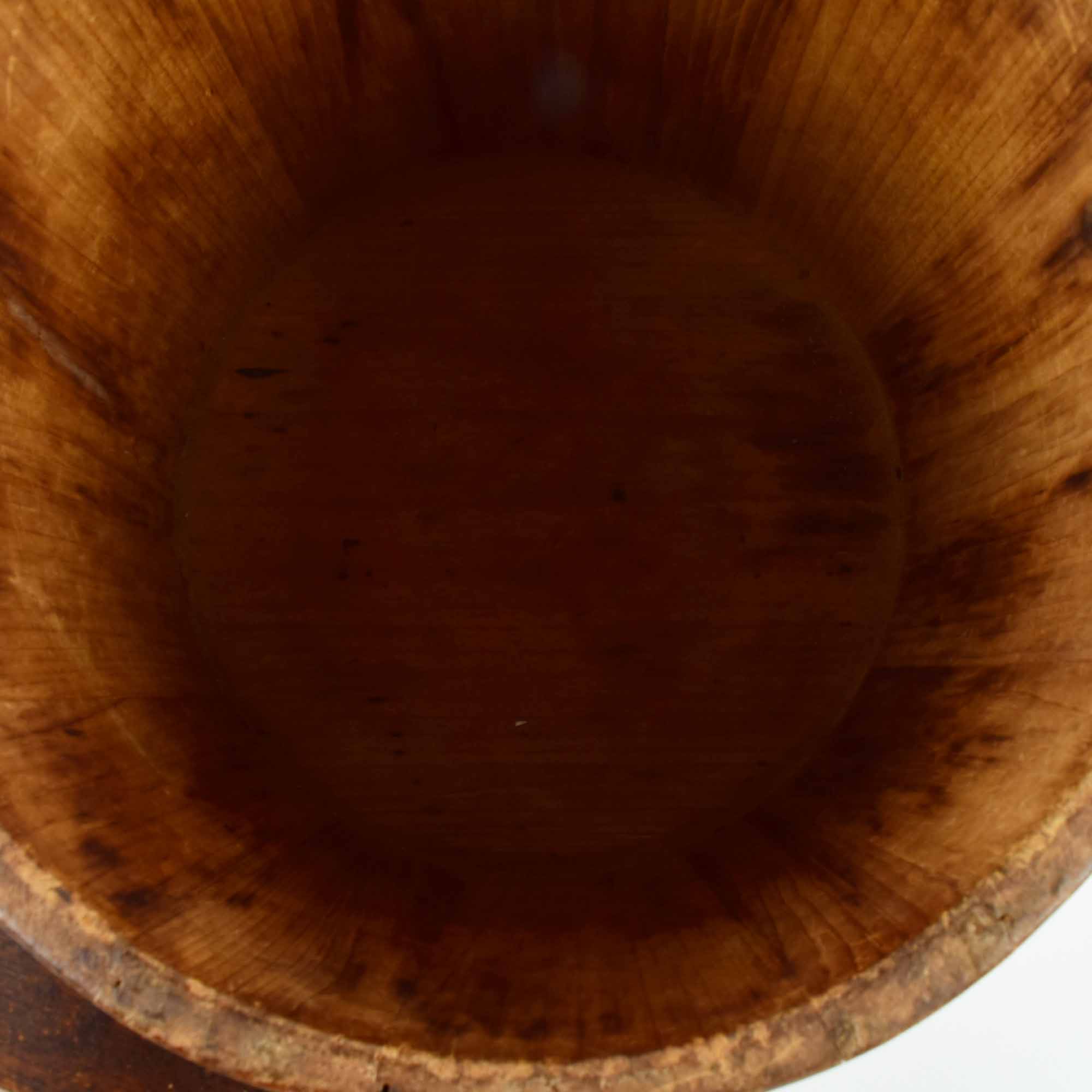 Vintage Copper Banded Firkin Sugar Bucket