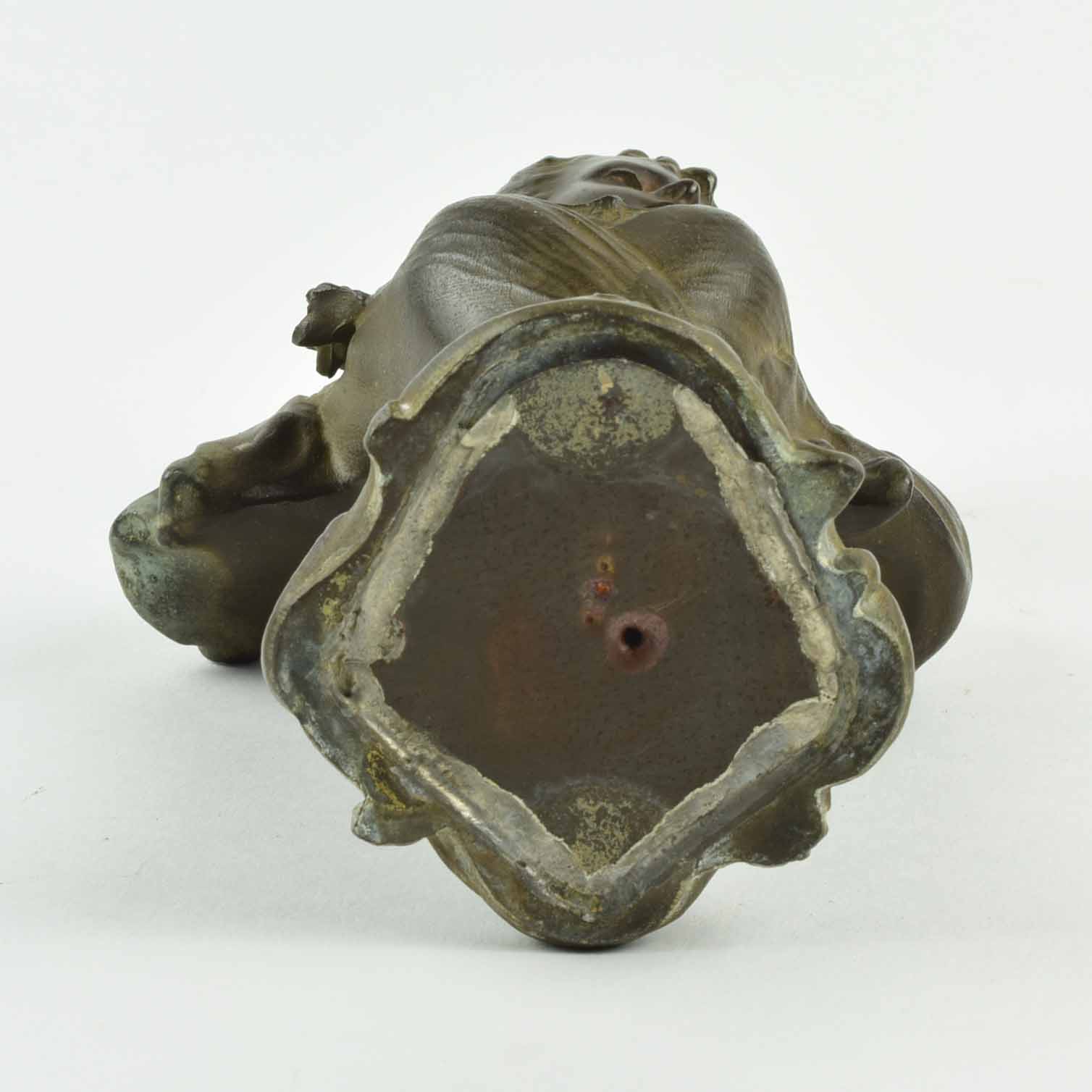 Antique Art Nouveau Bust of a Woman