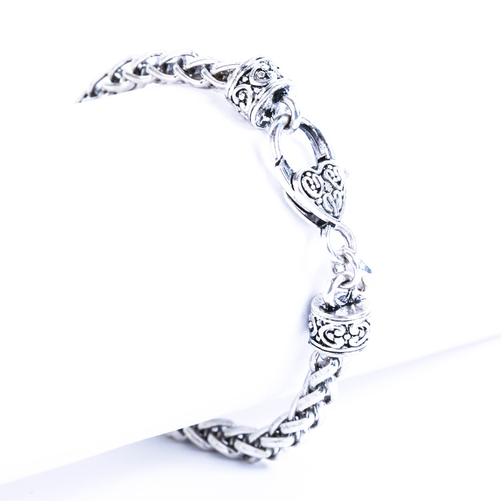 Silver Plate Rope Braclet