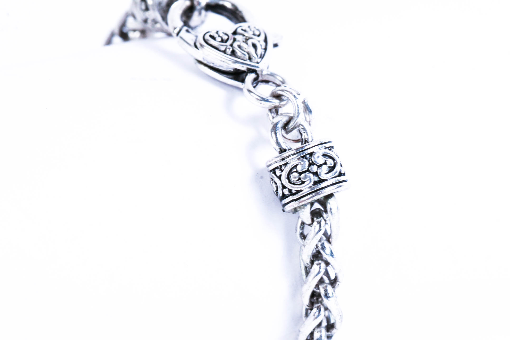 Silver Plate Rope Braclet