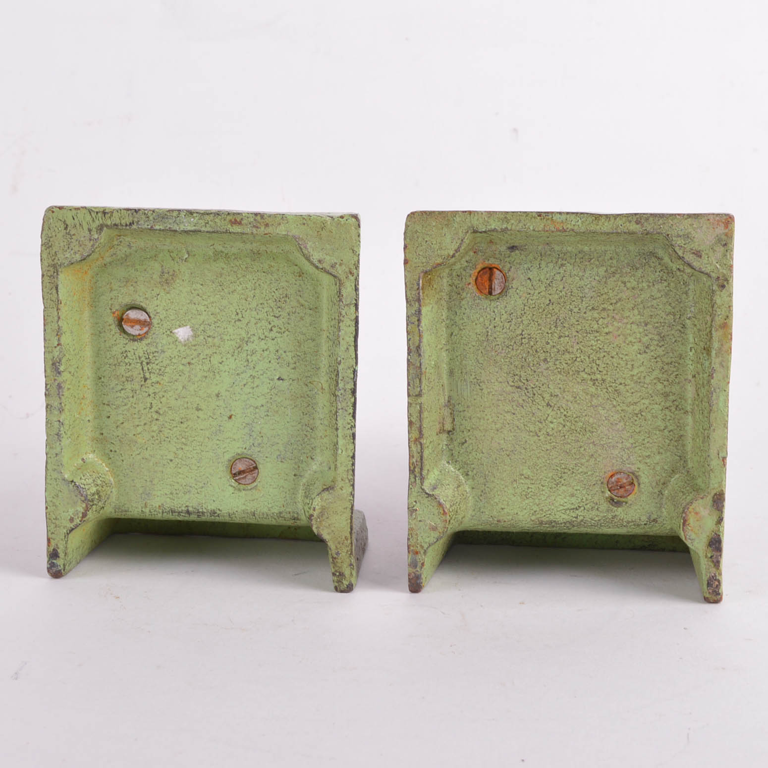 Vintage Cast Iron Cat Bookends