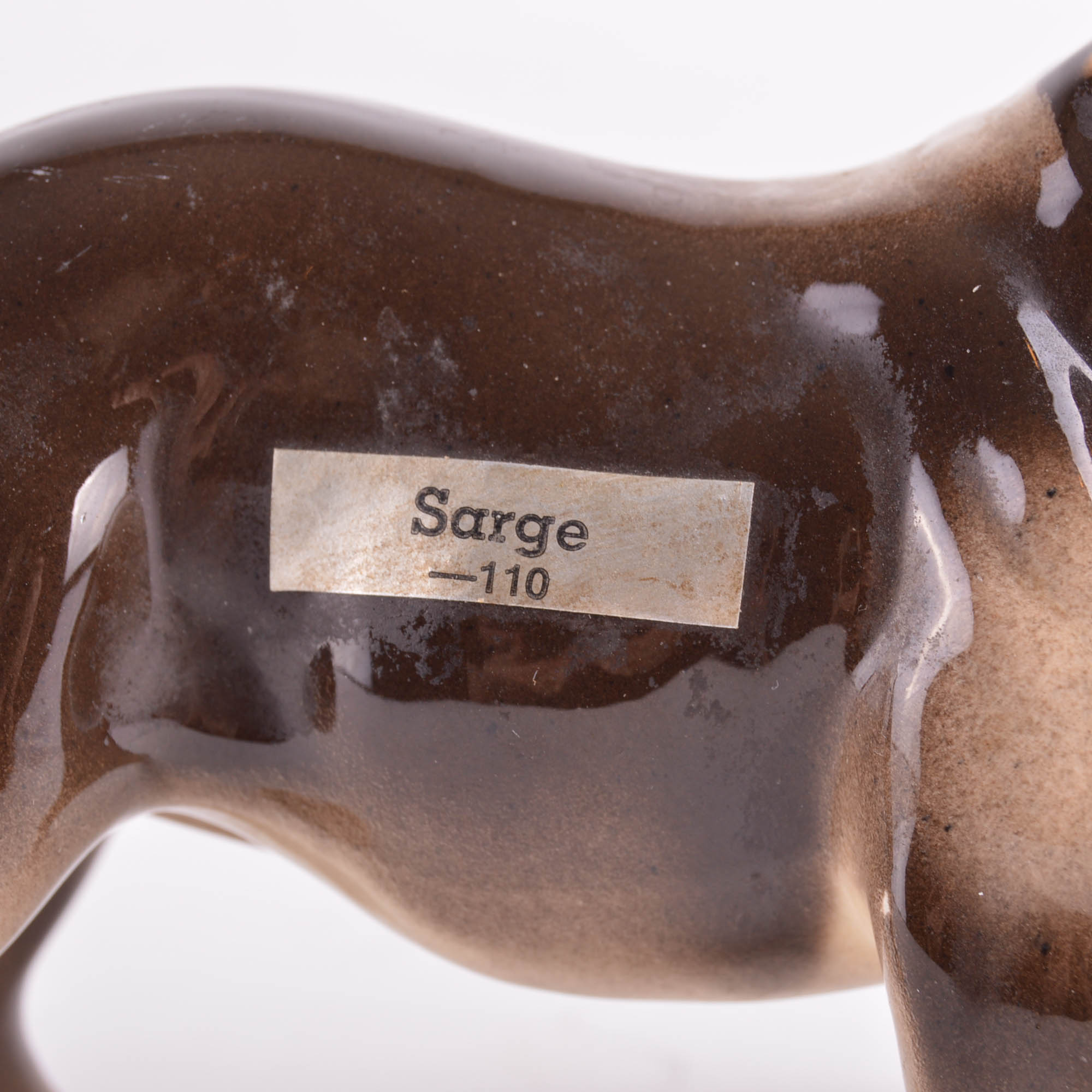 Sarge Ceramic Figurine