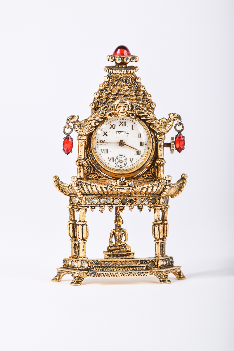 Vintage Taylor Buddha Watch Brooch