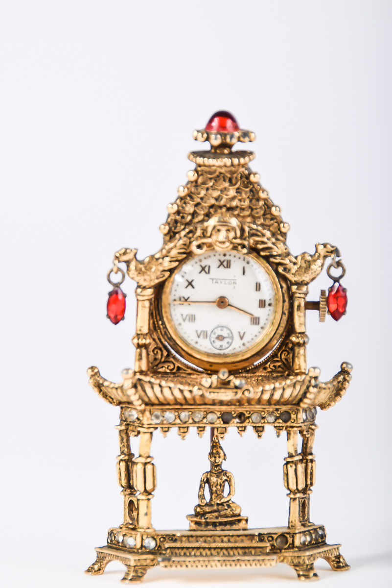 Vintage Taylor Buddha Watch Brooch