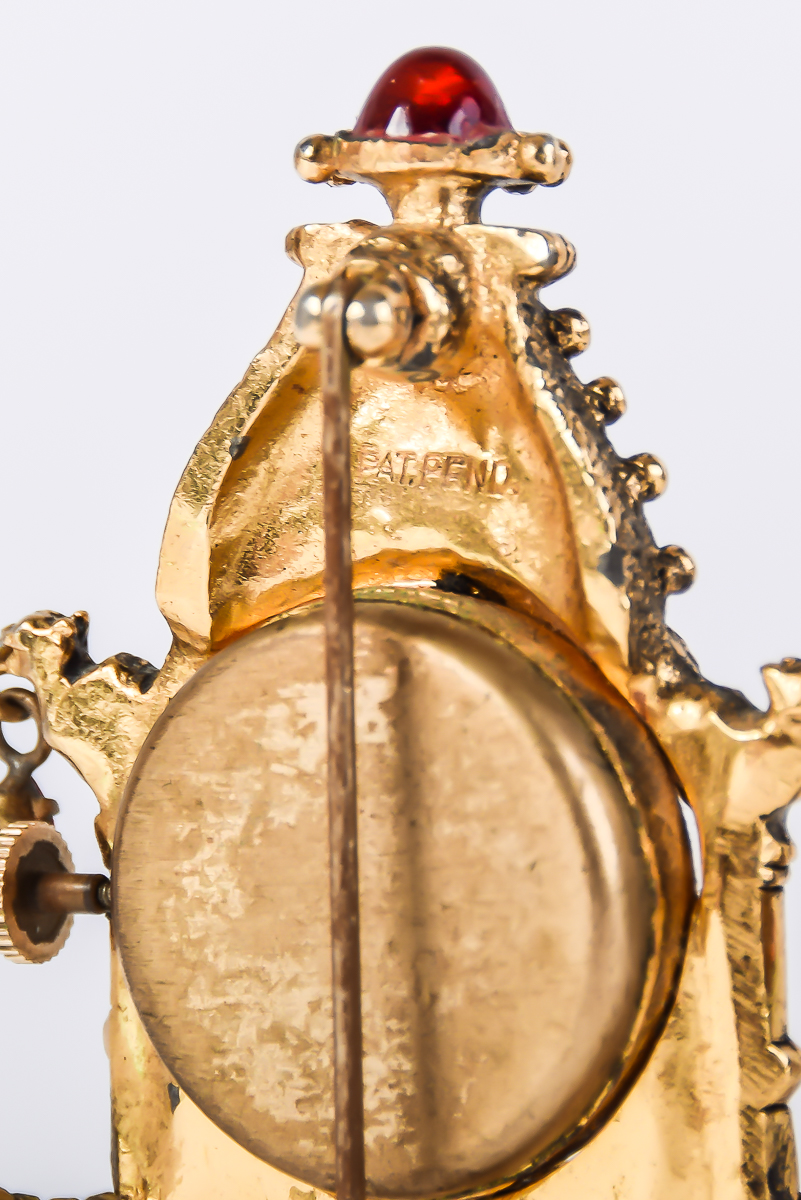 Vintage Taylor Buddha Watch Brooch