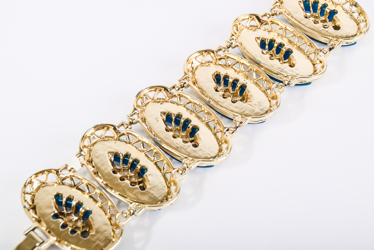 1960s Costume Bracelet and Earrings