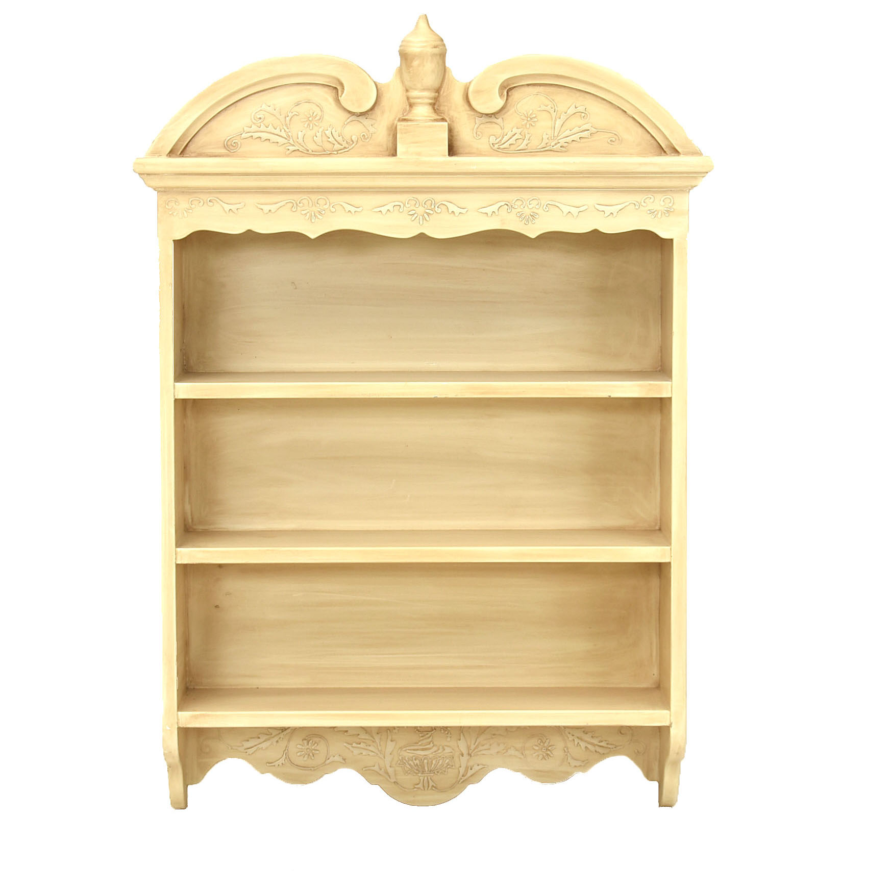 Painted Off-White Wall Hanging Storage Unit