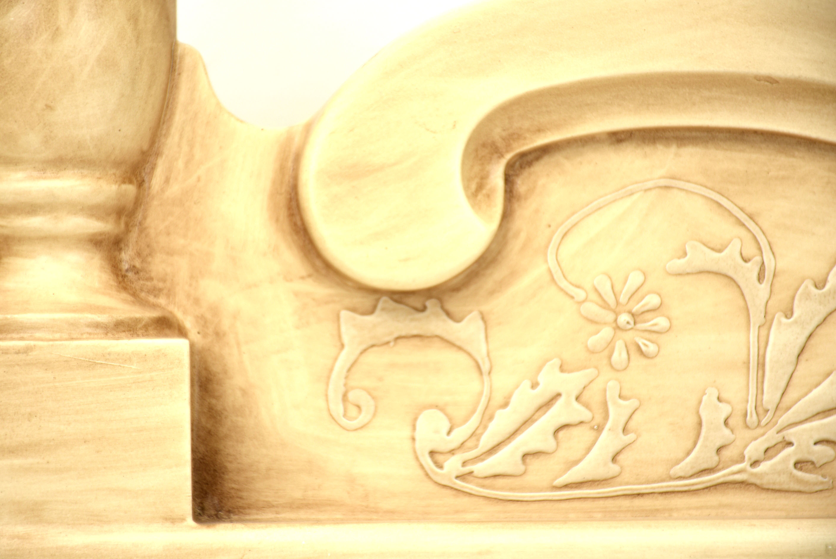 Painted Off-White Wall Hanging Storage Unit