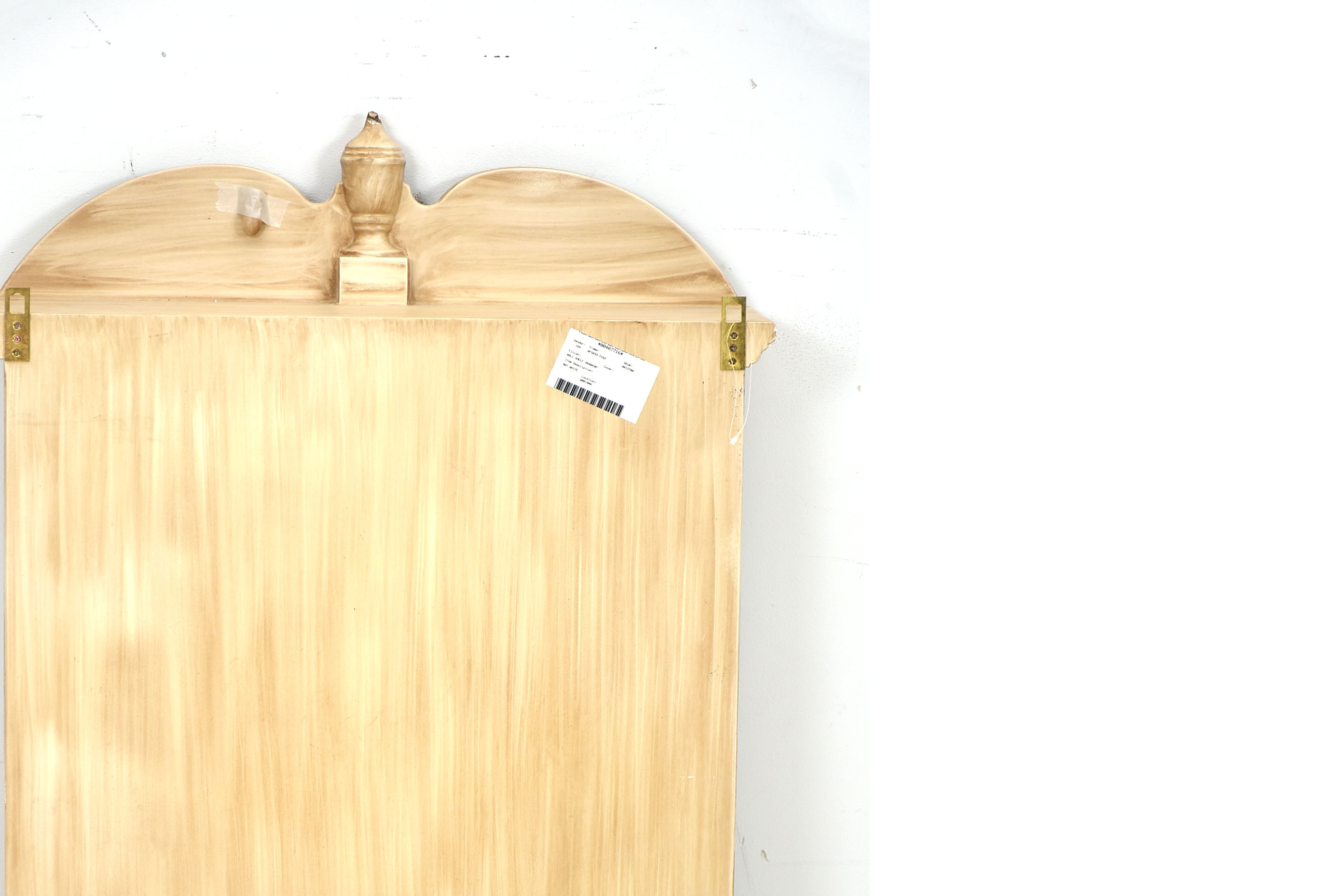 Painted Off-White Wall Hanging Storage Unit