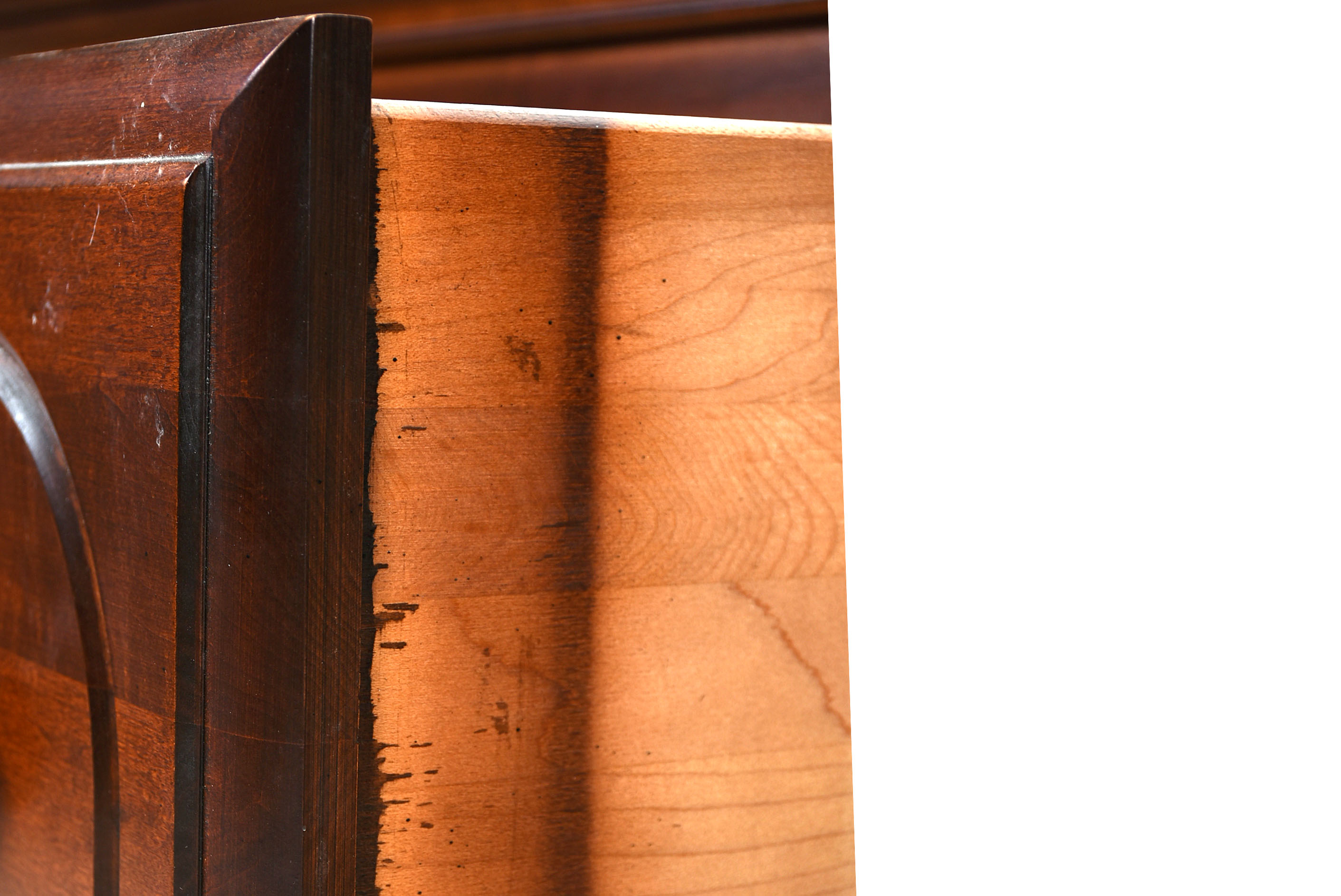 Mahogany Finish Three Drawer Dresser for Little Folks Furniture