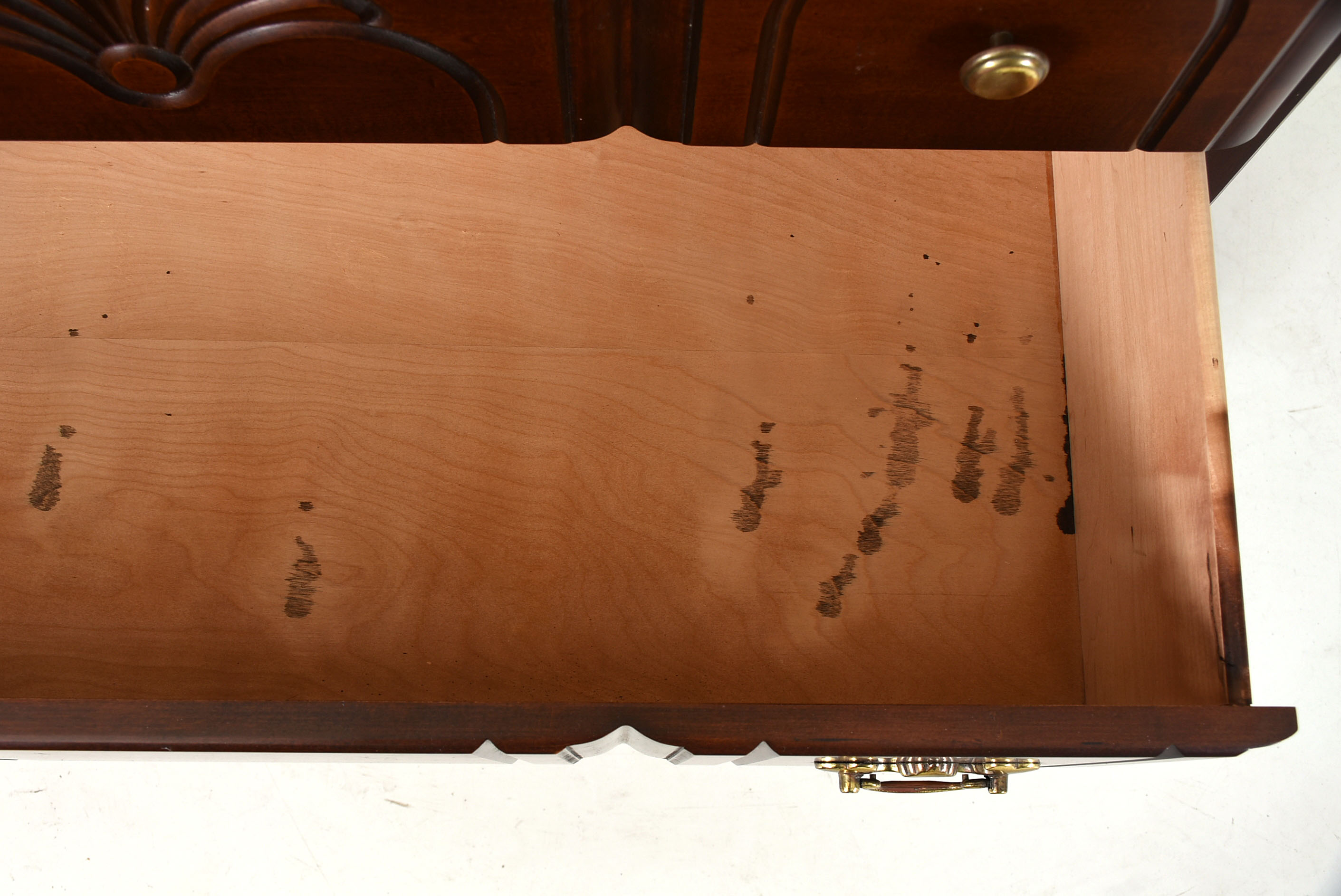 Mahogany Finish Three Drawer Dresser for Little Folks Furniture